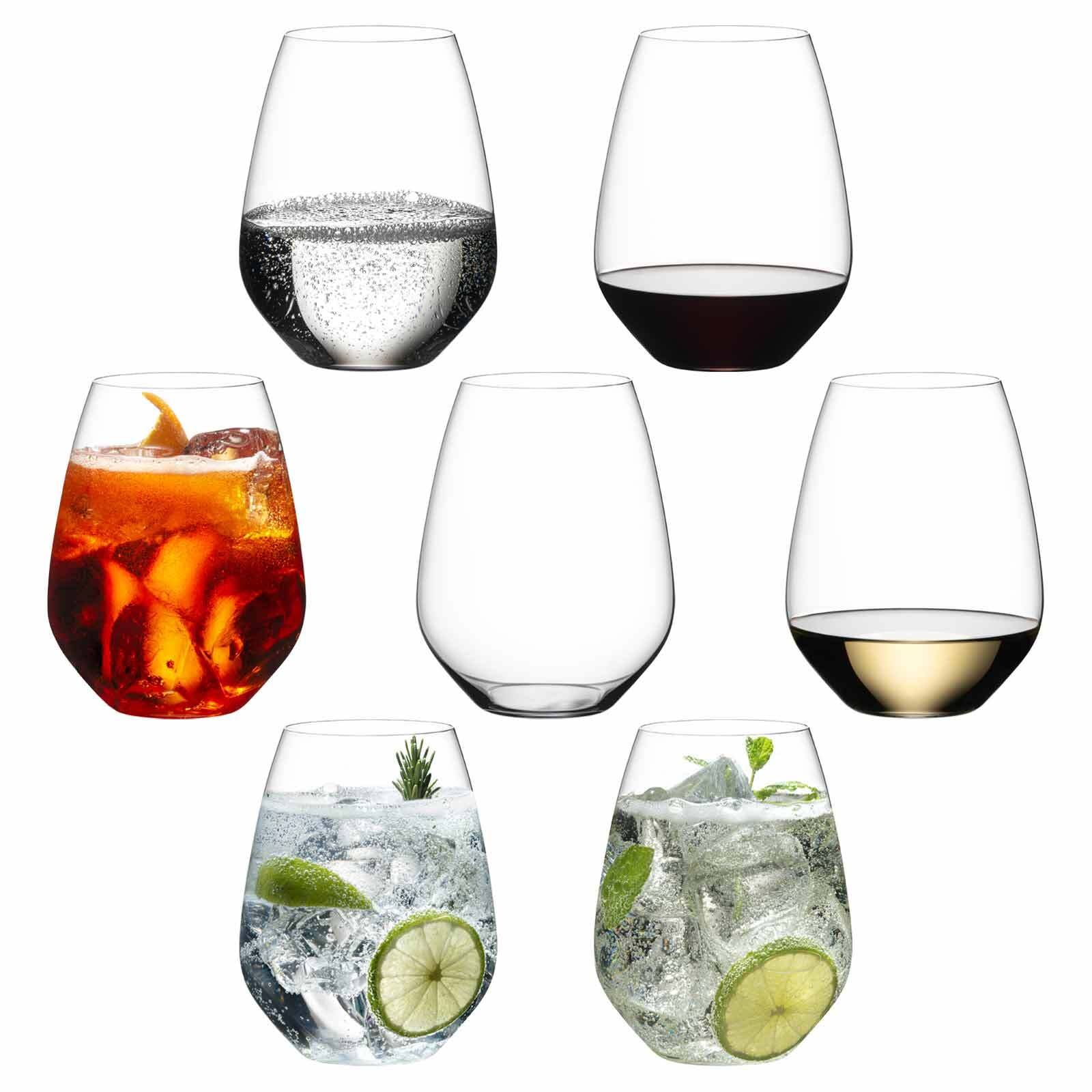 RIEDEL THE WINE GLASS COMPANY Glas »Universalbecher + Poliertuch Veloce 550 ml 2er Set transparent«