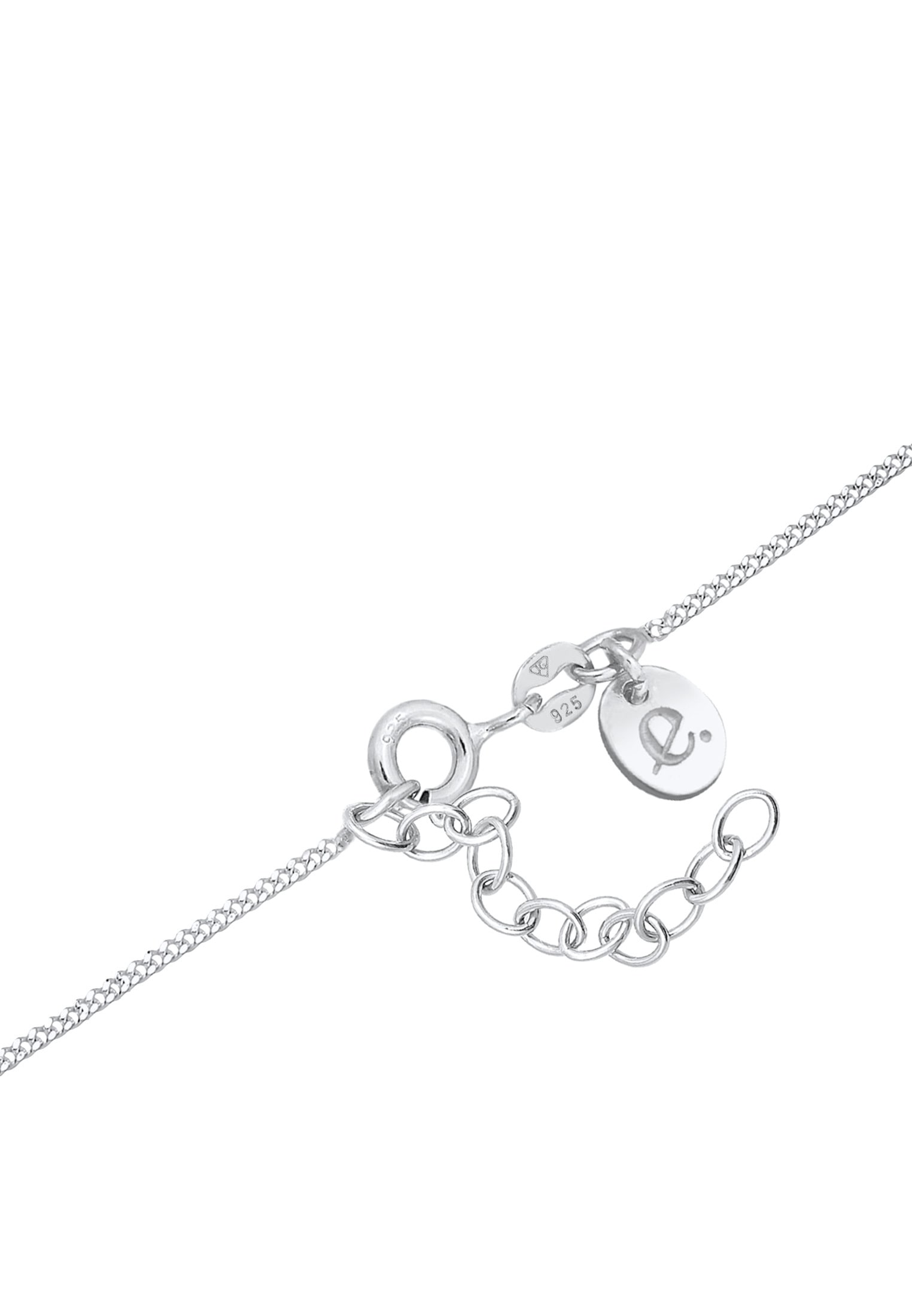 Elli Premium Choker »Halskette Choker mit Glas Kristalle Weiß 925 Sterling Silber«