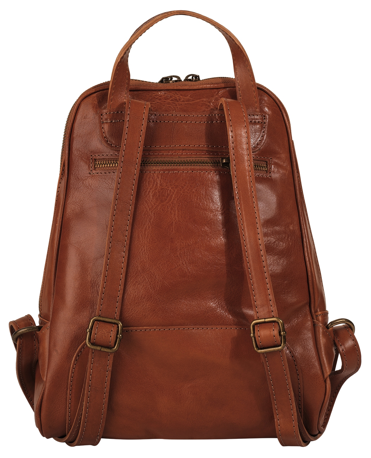 Piké Tagesrucksack, echt Leder, Made in Italy