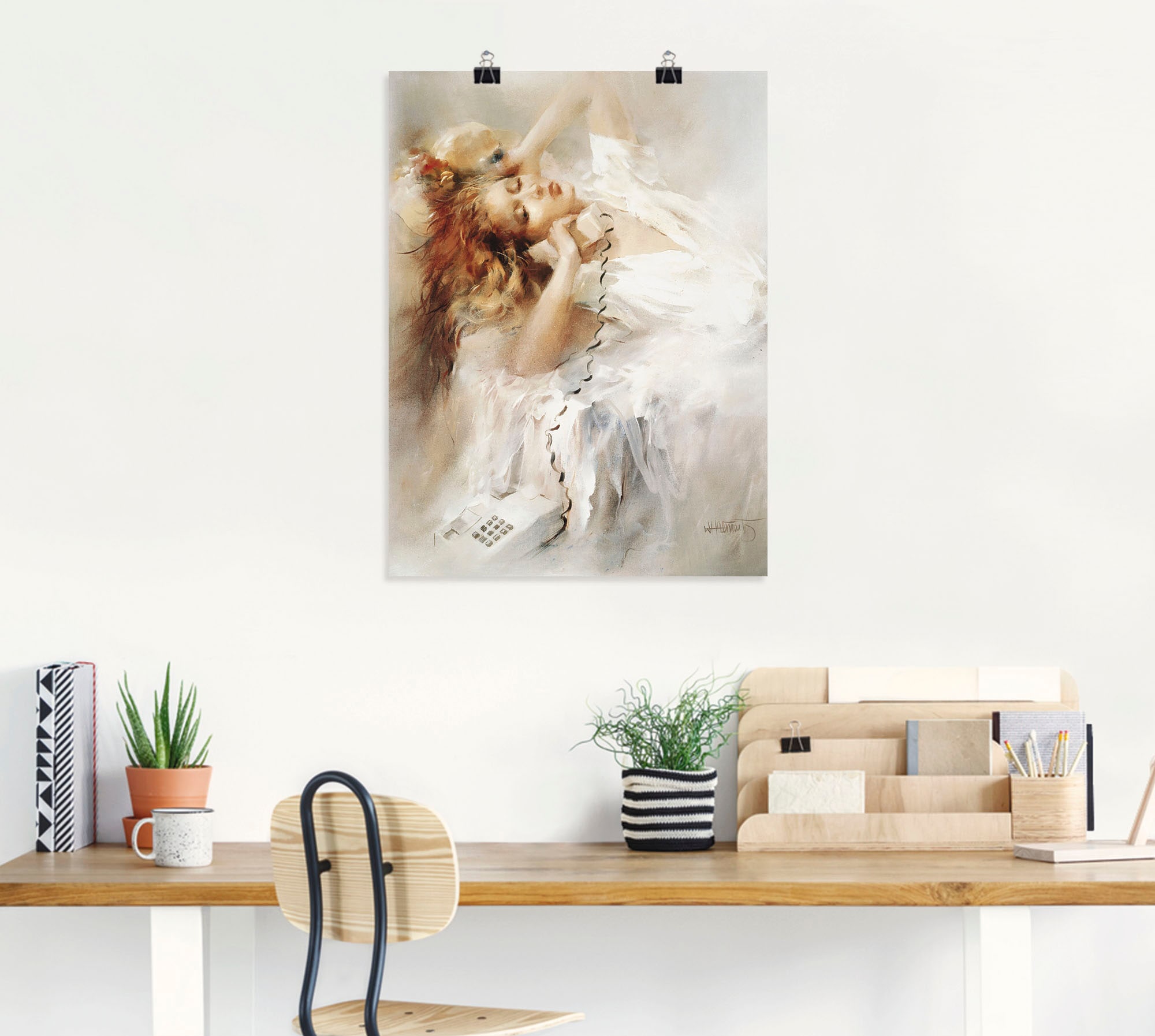 Artland Wandbild »Hoffnungsvoll«, Frau, (1 St.), als Leinwandbild, Poster in verschied. Größen