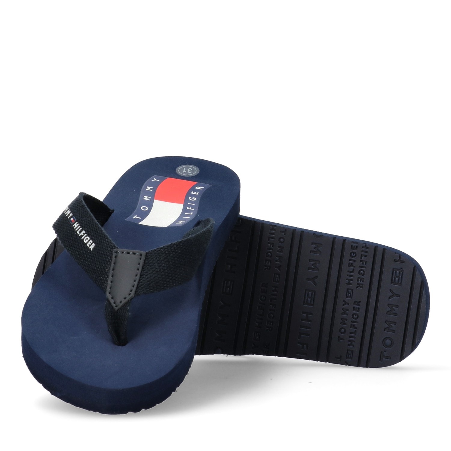 Tommy Hilfiger Zehentrenner  Pool Slides, Strandschuh, Sommerschuh mit Zehensteg