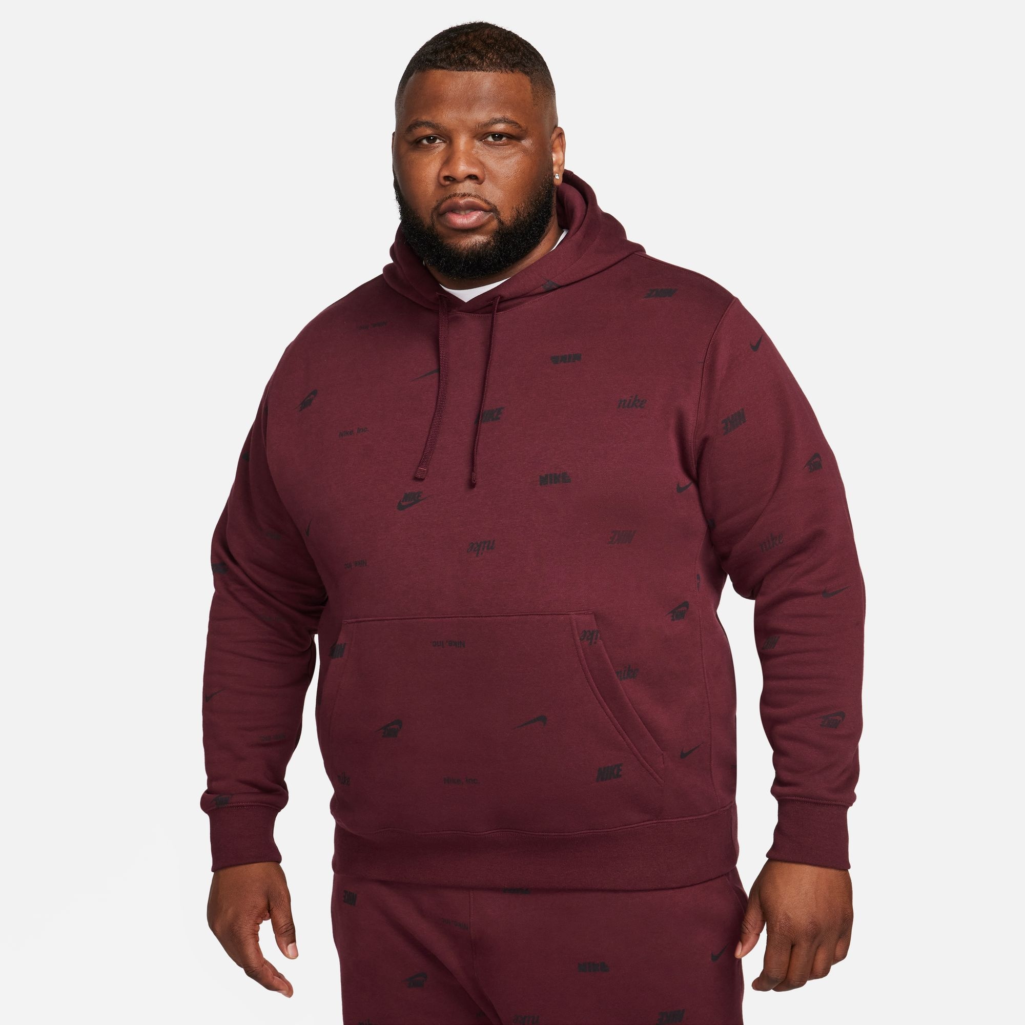 Nike Sportswear Kapuzensweatshirt »CLUB FLEECE+ MEN'S ALLOVER PRINT PULLOVER HOODIE«