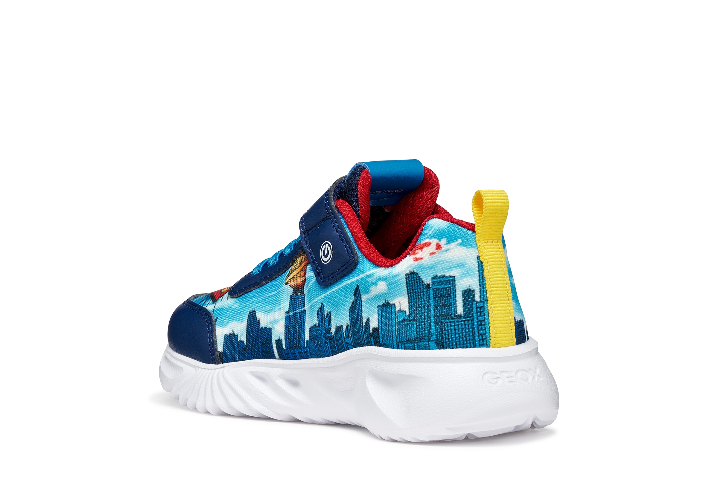 Geox Sneaker »J ASSISTER BOY«  Halbschuh mit Blinkfunktion, Größenschablone zum Download