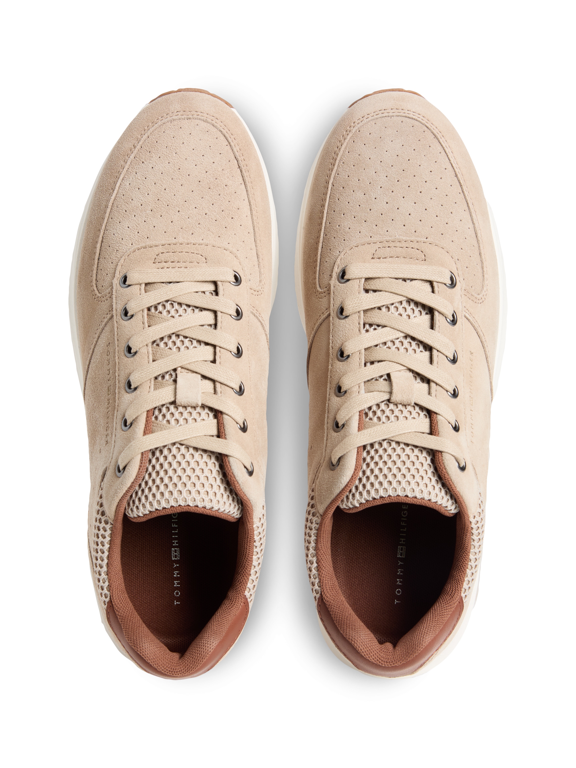 Tommy Hilfiger Sneaker »NEWPORT MIX«  Freizeitschuh, Schnürer, Halbschuh mit Mesh-EInsatz