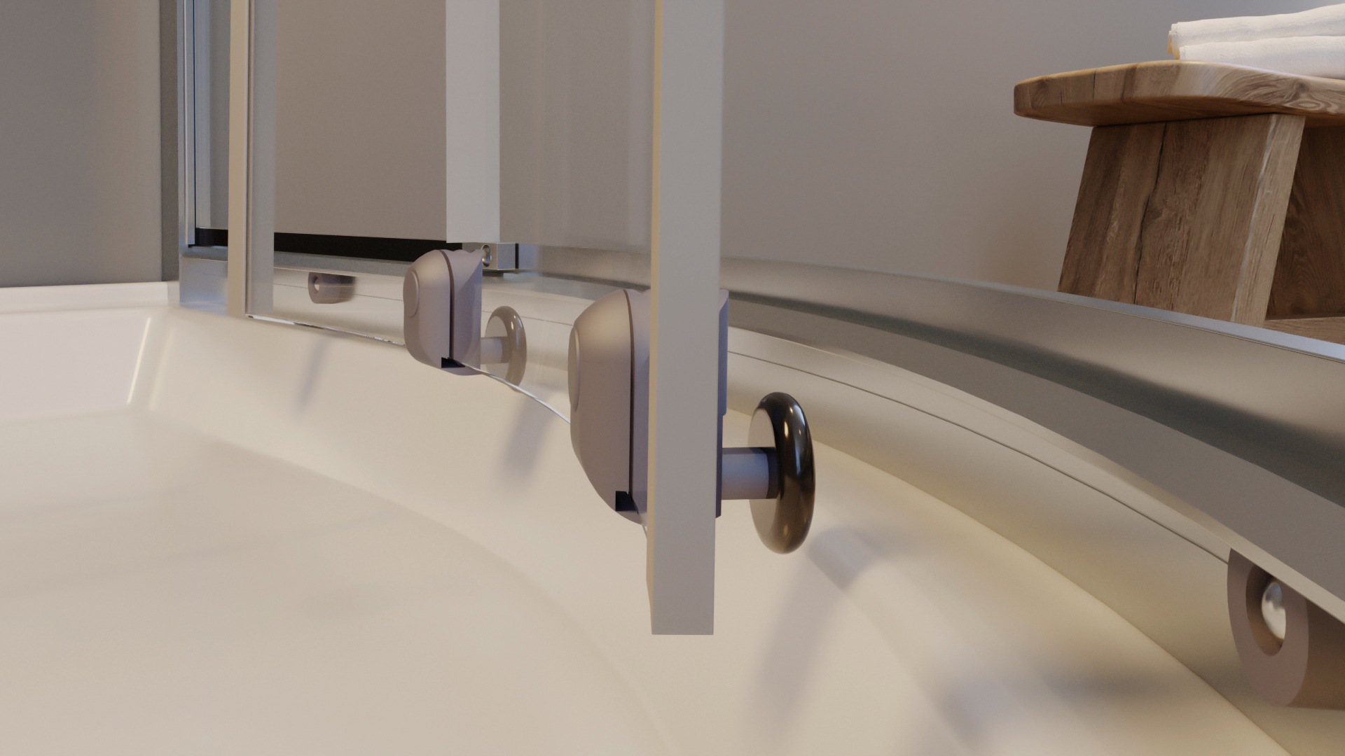 Marwell Runddusche »Crystal Round«