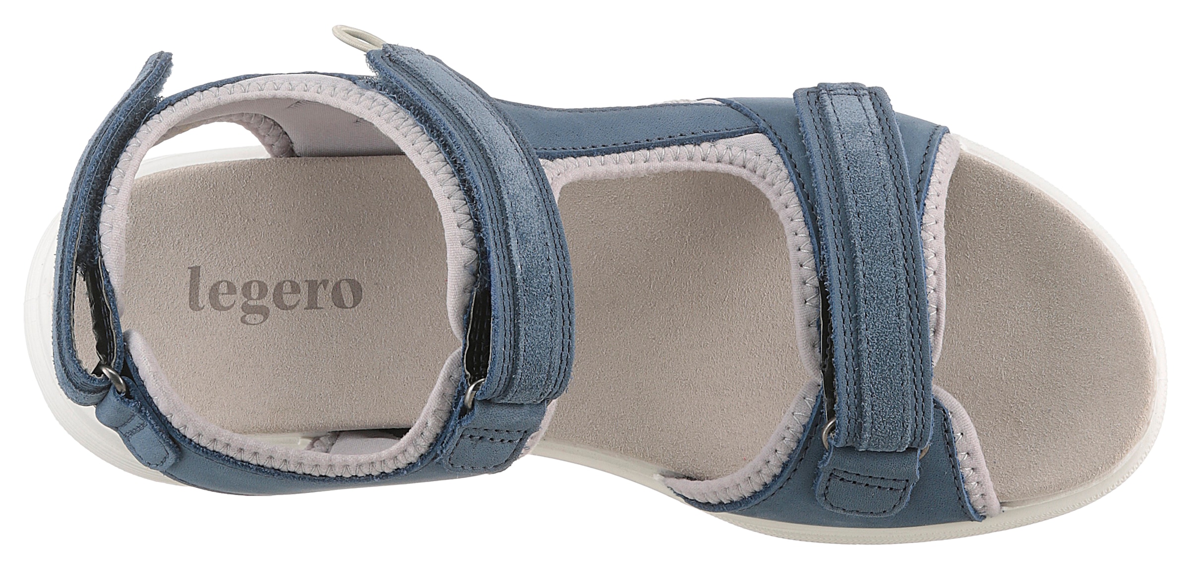 Legero Outdoorsandale »SIRIS 2.0«, Trekking Sandale, Klettschuh mit praktischen Klettverschlüssen