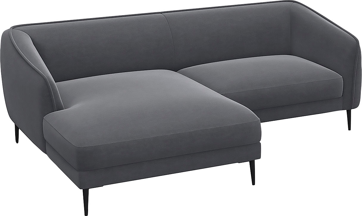 FLEXLUX Ecksofa »Belle Designsofa, bequem durch Kaltschaum im Sitz, OTTOs Choice«, Skandinavisches Design, In hochwertiger Verarbeitung, B/T 218/149 cm