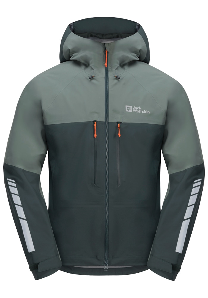 Jack Wolfskin Fahrradjacke »MOROBBIA 3L JKT M«, mit Kapuze