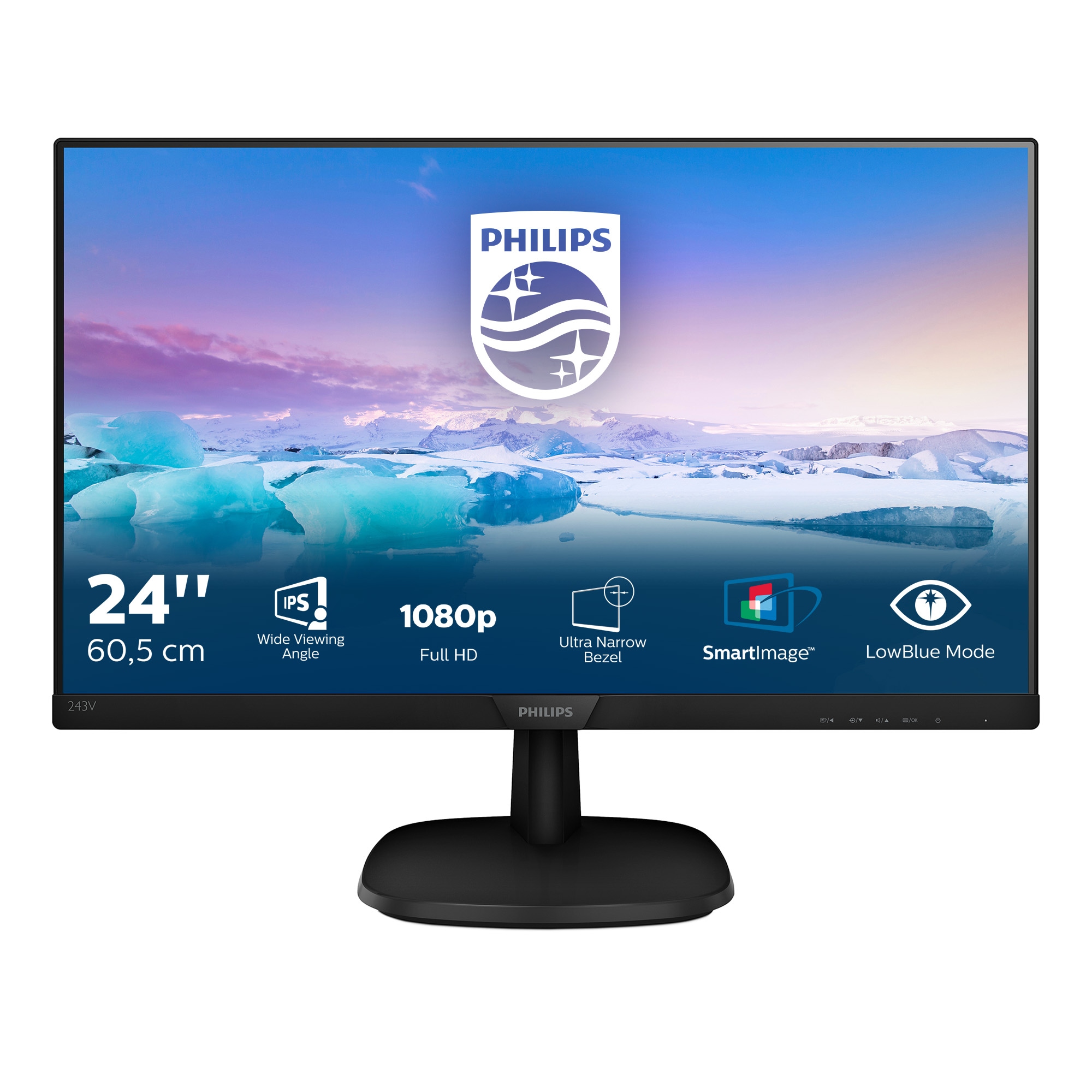 Hyrican PC-Komplettsystem »Home-Office-PC SET2347«, Windows 11, inklusive 24" 243V7QDAB LCD-Monitor, Headset & Webcam