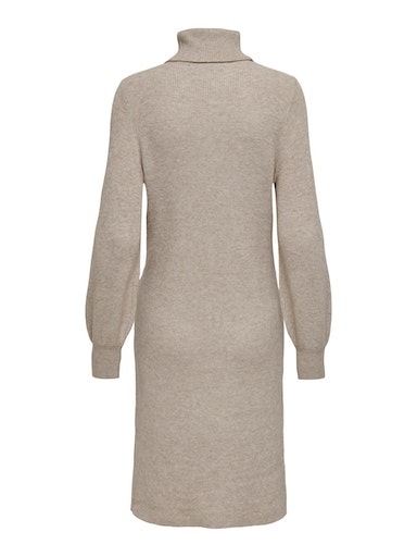 ONLY Strickkleid »ONLSASHA L/S ROLLNECK DRESS NCA KNT«, mit Rollkragen und langen Puffärmeln