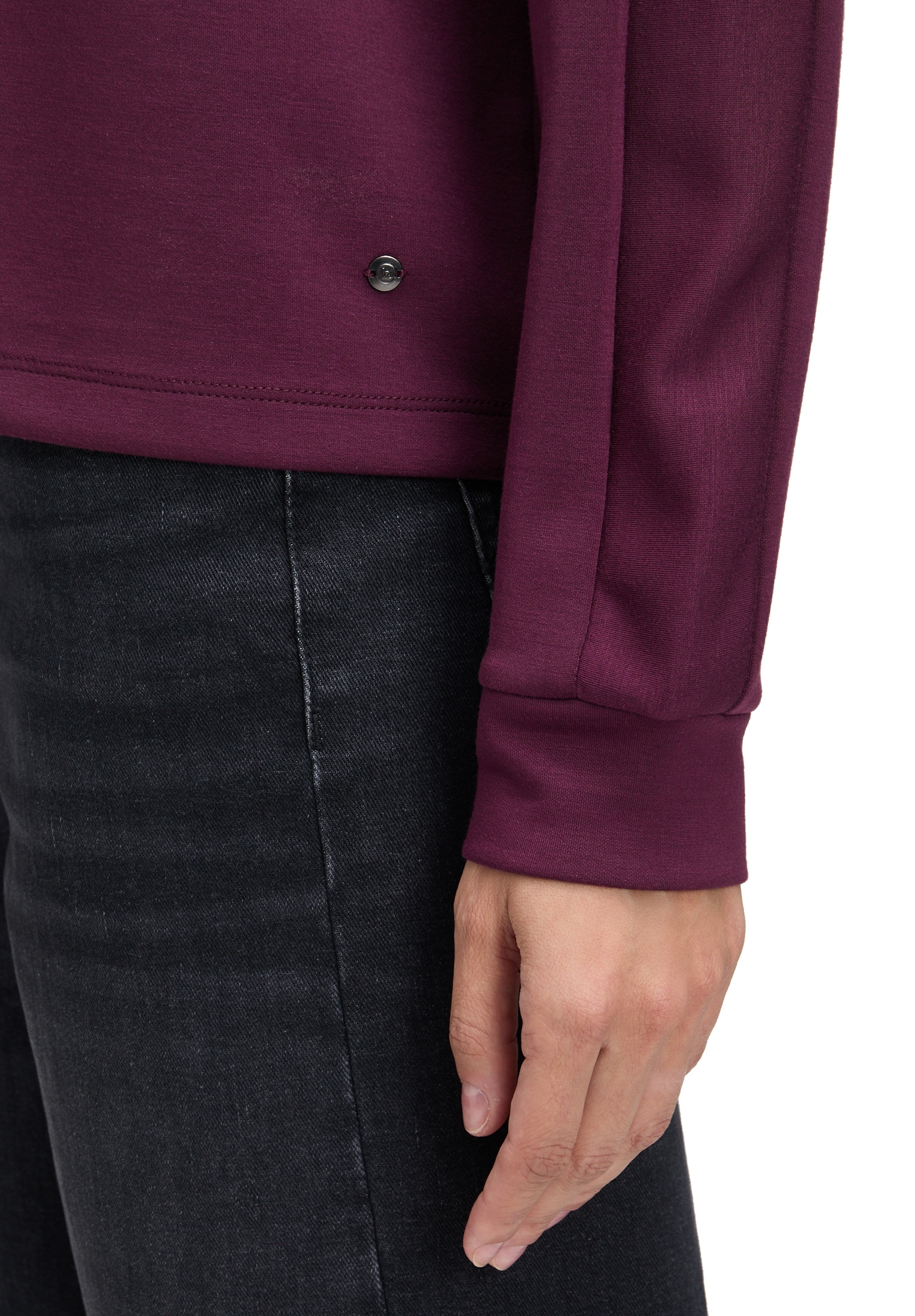 Betty&Co Sweatshirt »Sweatshirt mit Stehkragen«