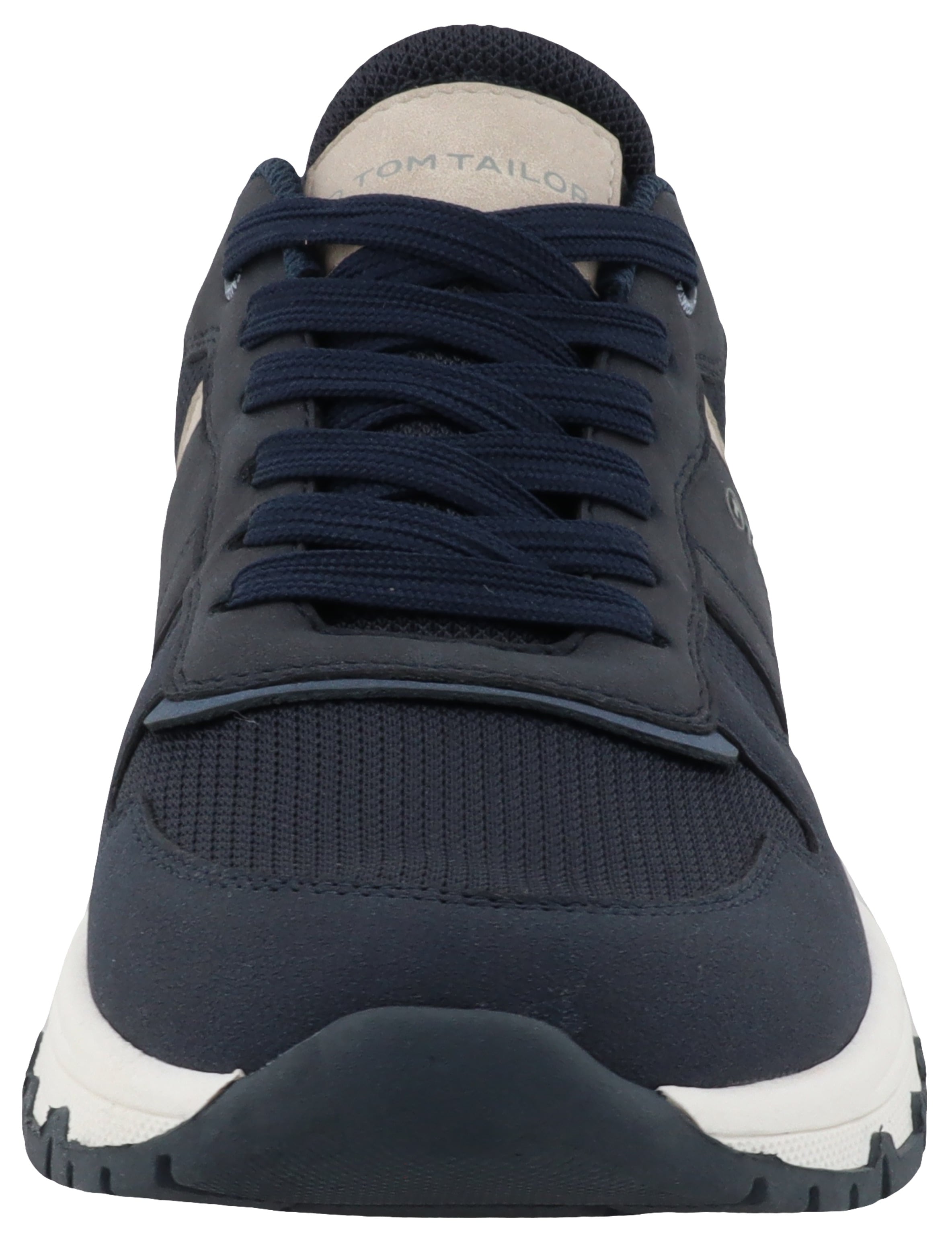 TOM TAILOR Sneaker, Freizeitschuh, Halbschuh, Schnürschuh mit Kontrastbesatz