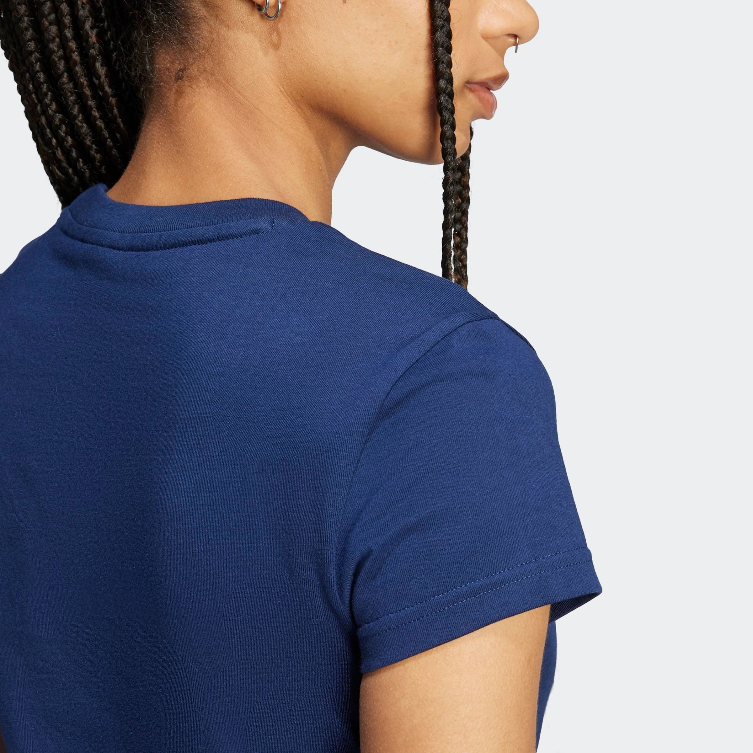 adidas Originals T-Shirt »ESSENTIALS SLIM« sportlicher Stil, schmale Silhouette, aus Single Jersey