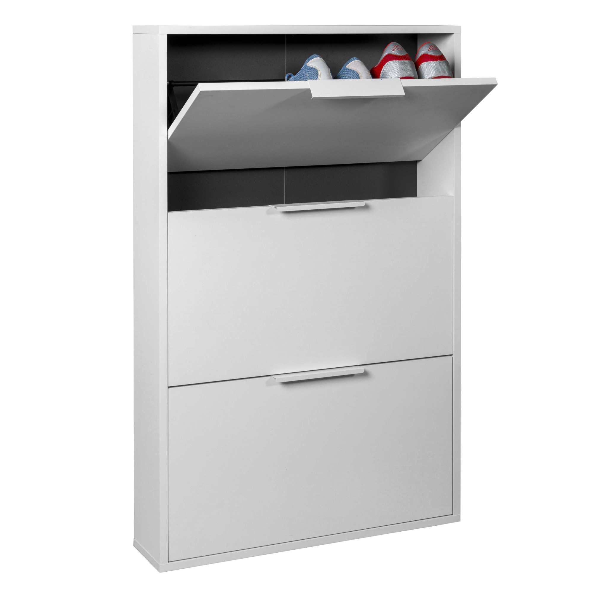 Composad Schuhschrank »Espresso,Schuhschrank, Schuhkipper, mit Klappen«, (1 St.), mit 3 Klappen, schmal