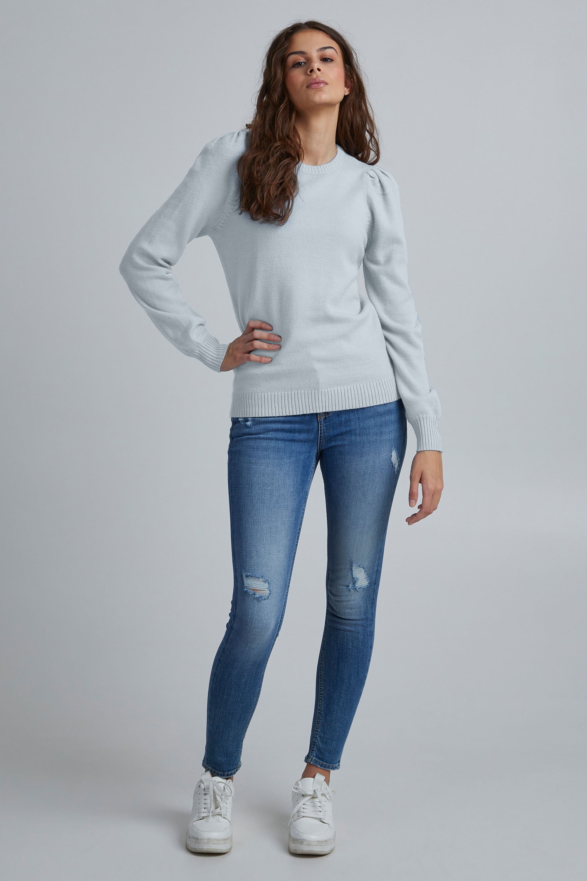 b.young Rundhalspullover »Strickrundhalspullov BYMilo«