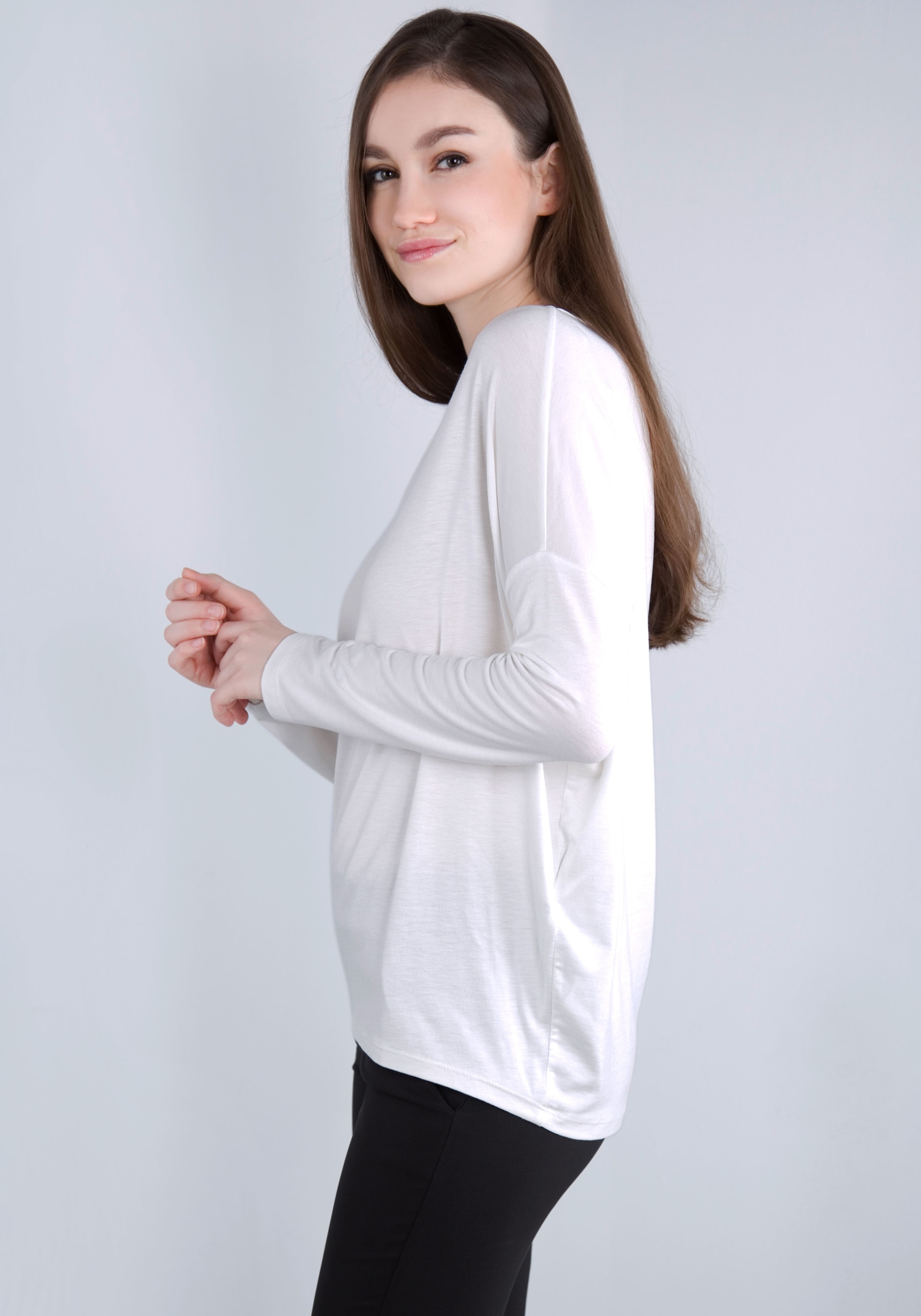 IMPERIAL Langarmshirt, in lässiger "O - Shape" Form