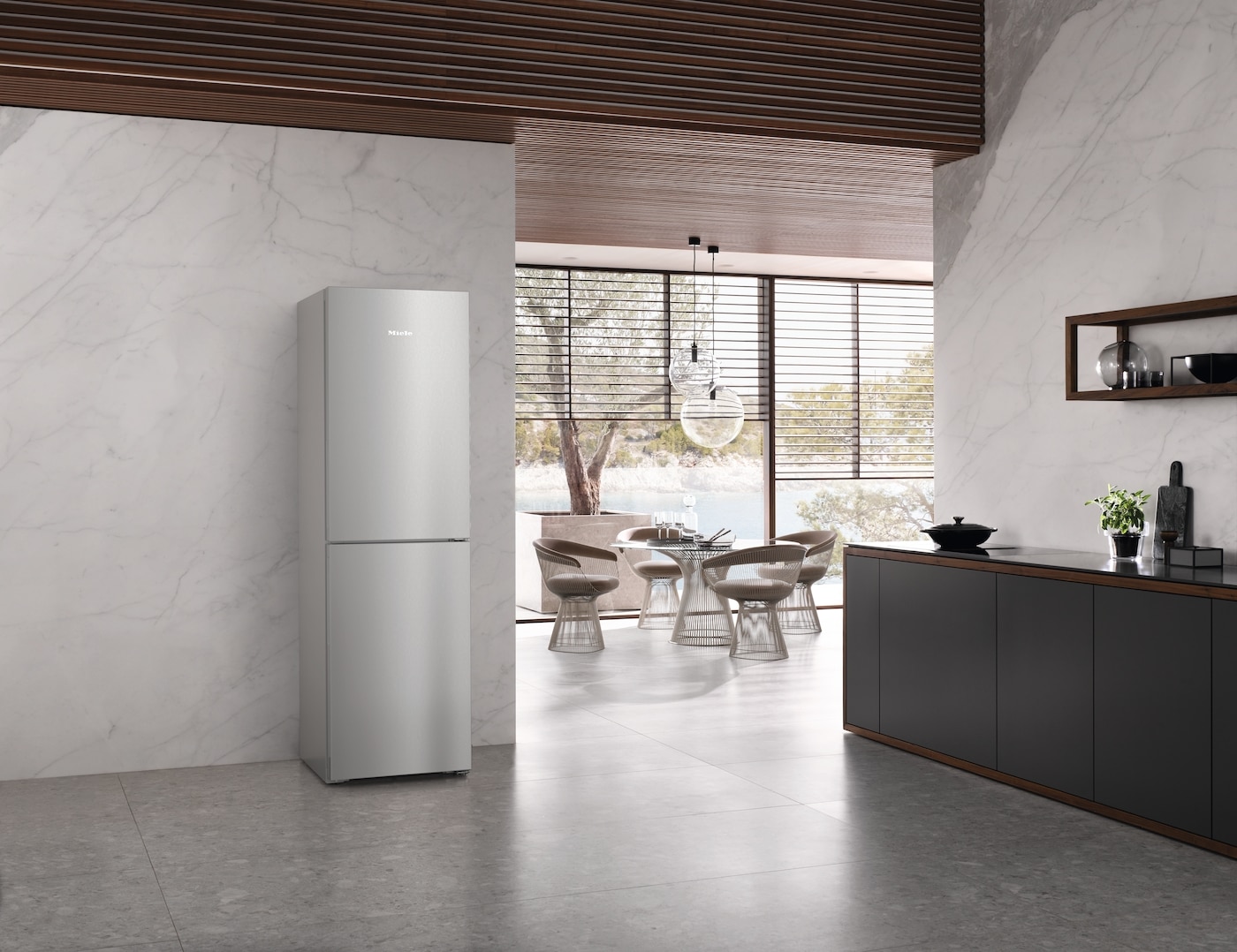 Miele Kühl-/Gefrierkombination »KFN 4393 CD« 201,5 cm hoch 59,7 cm breit