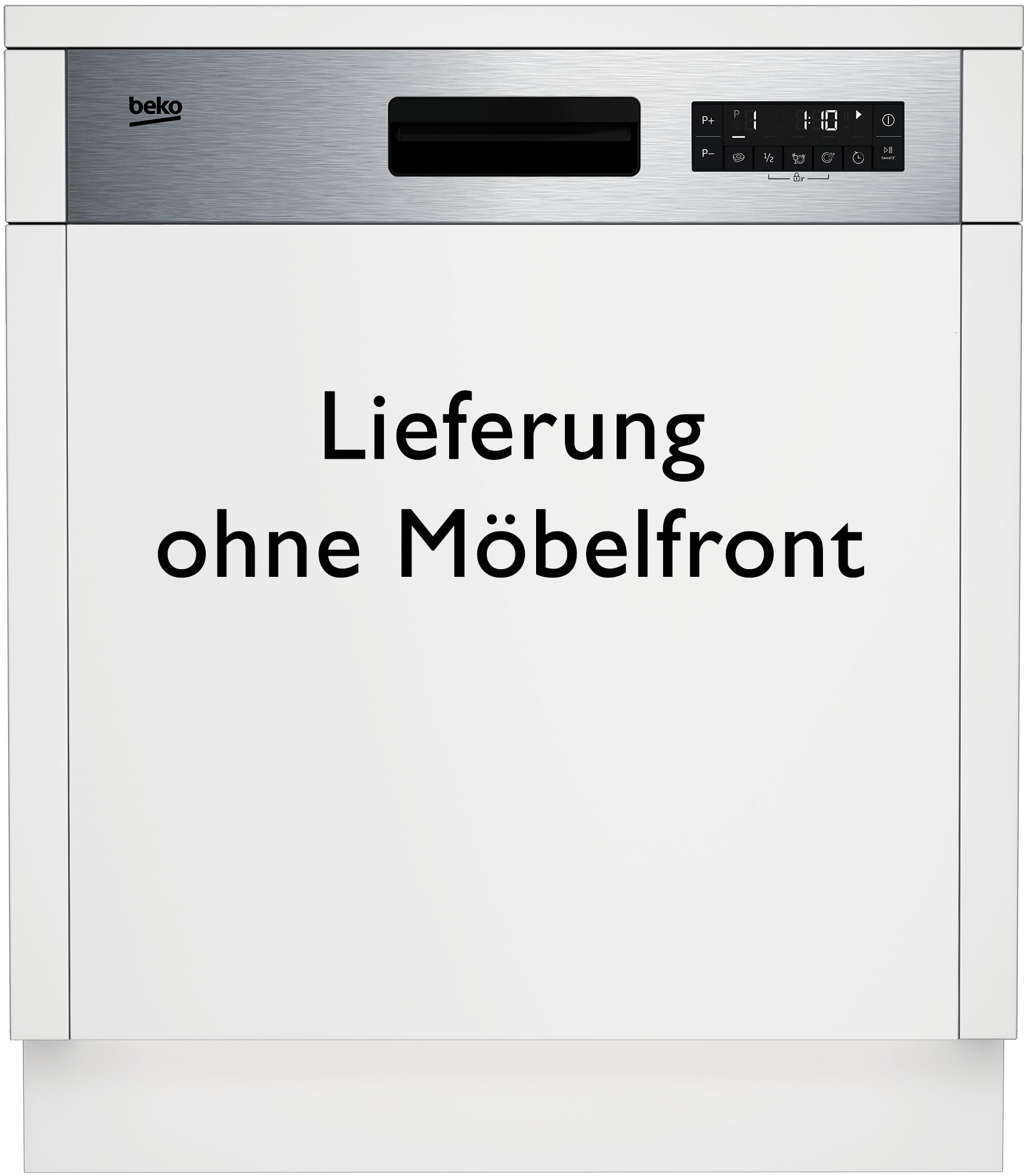Beko BDSN25530X Halb integriert 15 Maßgedecke