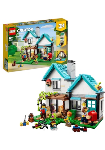 Konstruktionsspielsteine »Gemütliches Haus (31139), LEGO® Creator 3in1«, (808 St.)