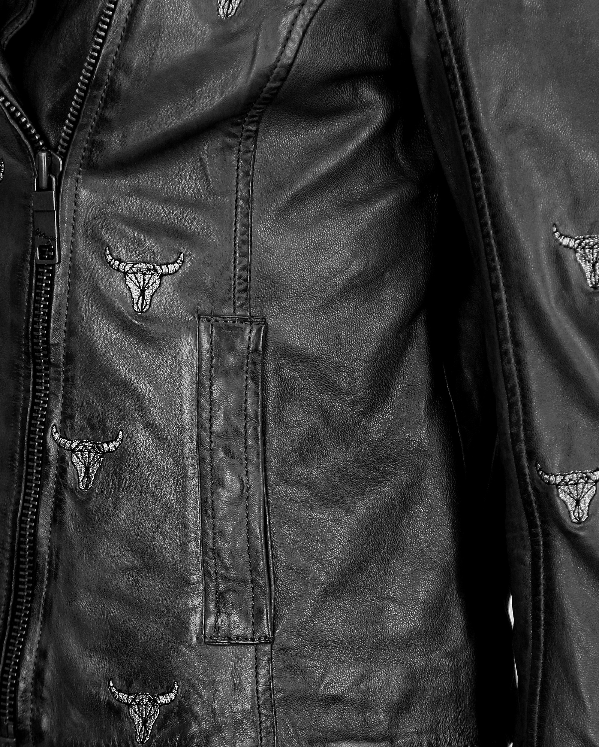 Maze Bikerjacke »Lederjacke Vegas«