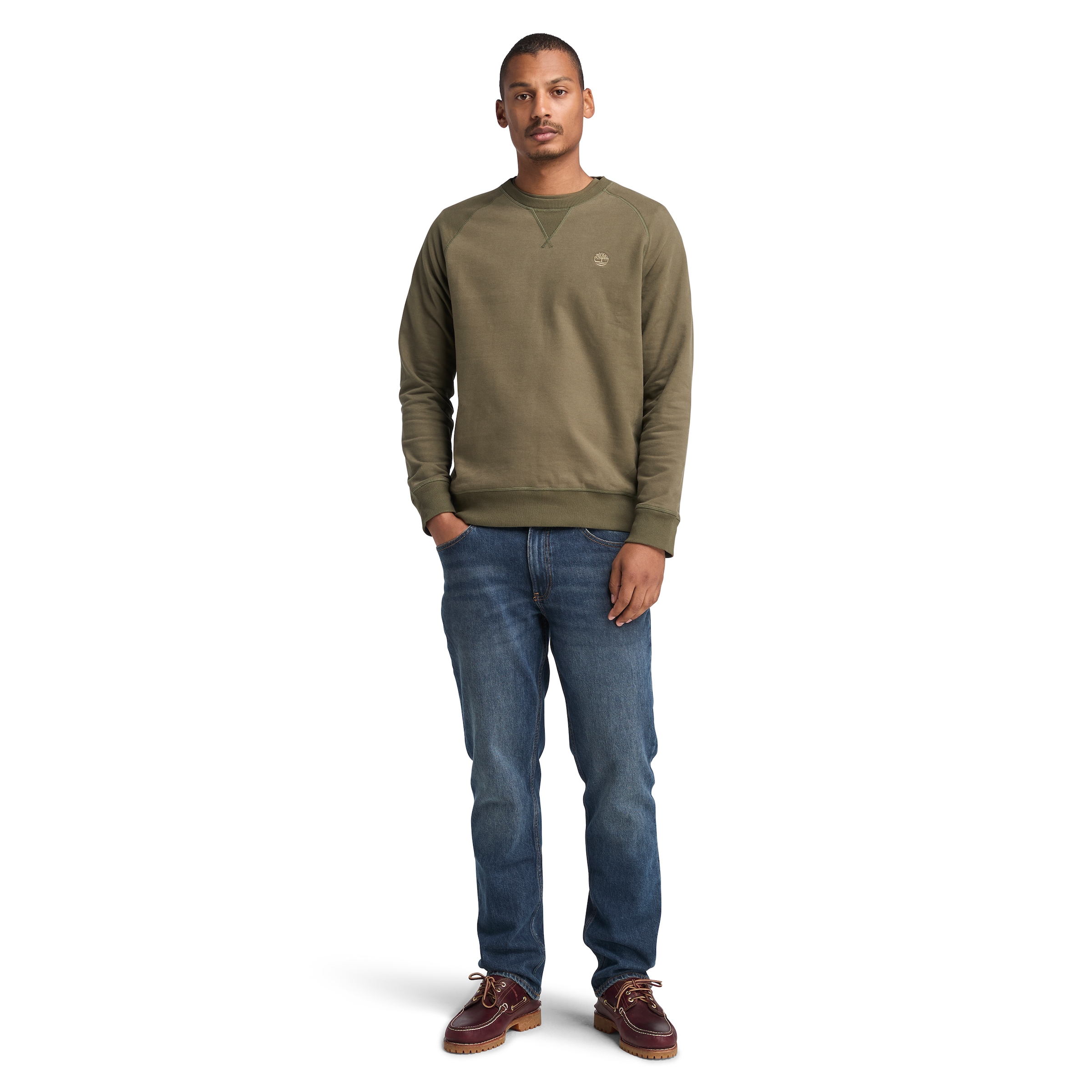 Timberland Sweatshirt »EXETER RIVER Loopback Crew Neck Swe«, sportlicher Stil, bequemer Schnitt
