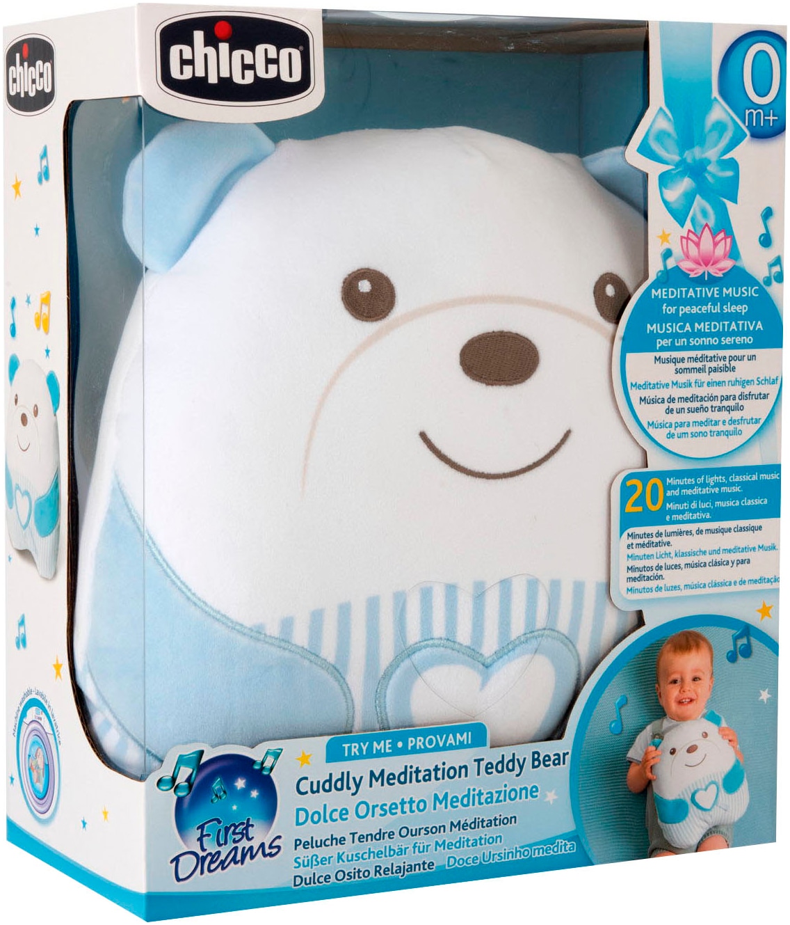 Chicco Kuscheltier »Kuschelbär«, mit Sound- und Lichteffekt
