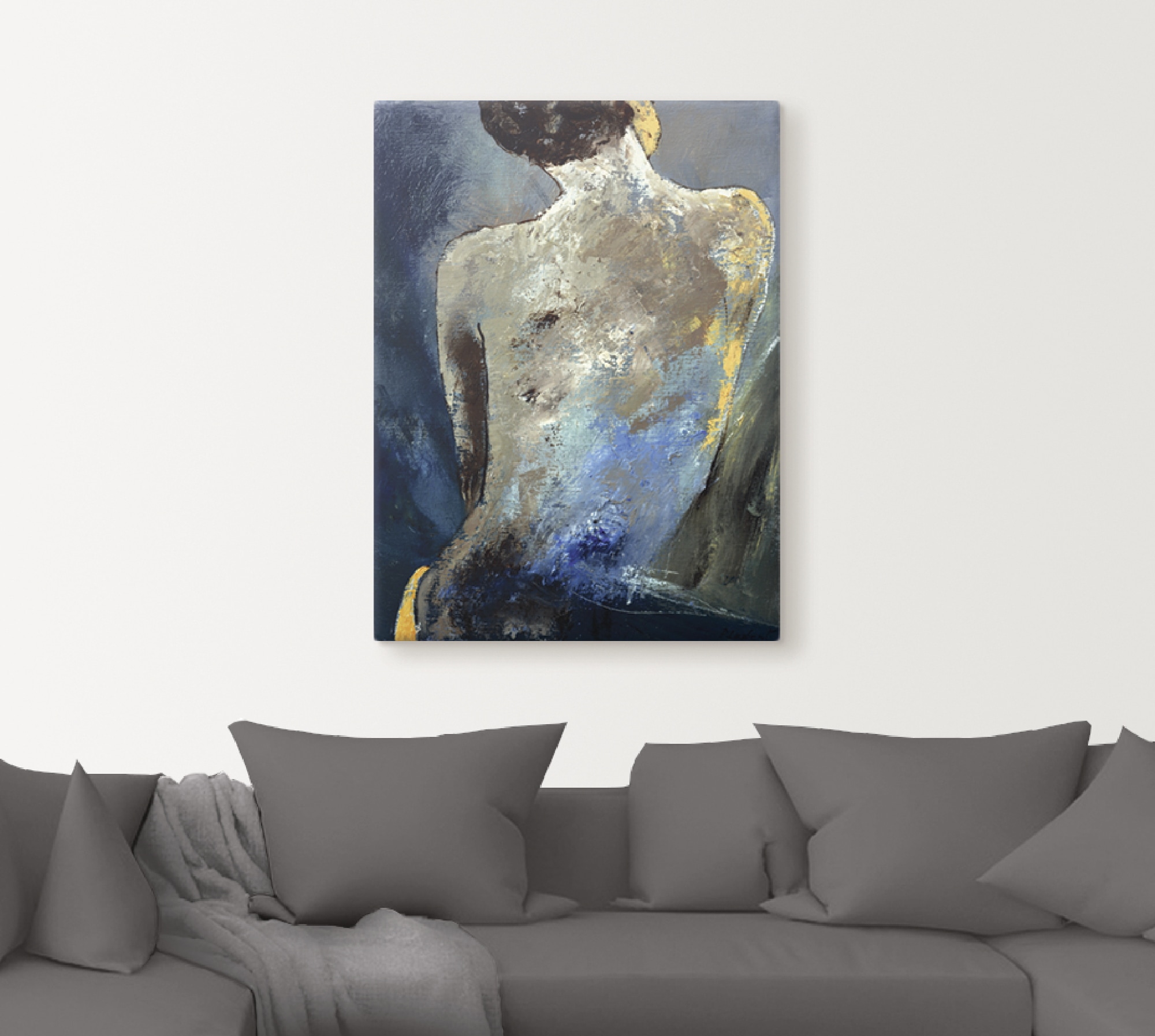 Artland Leinwandbild »Rücken einer Nackten« Frau 1 Stk. tlg. auf Keilrahmen gespannt