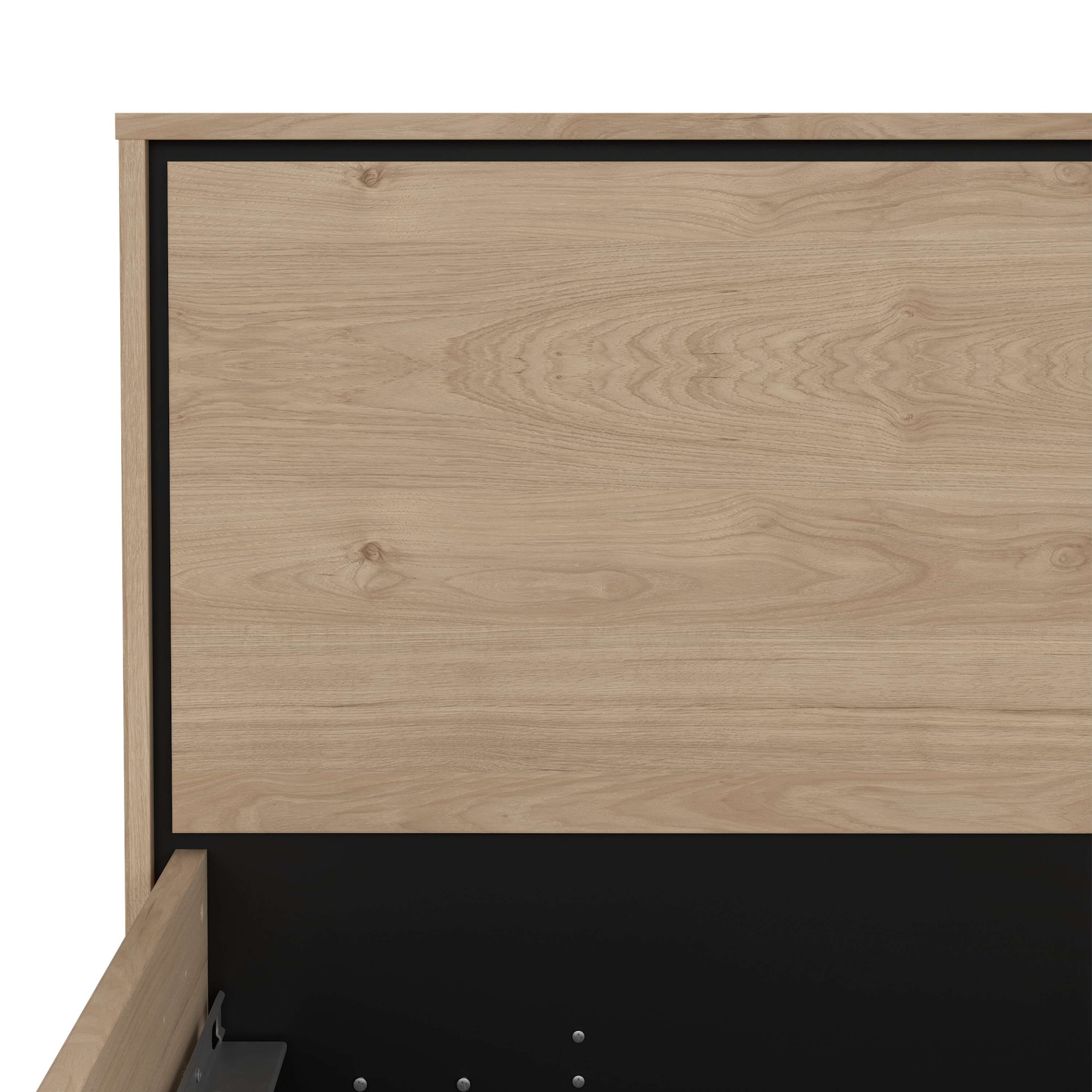 andas Bett »Ry Bettrahmen, Bettgestell, Doppelbett,« mit hohem Kopfteil, Beine aus Vollholz,