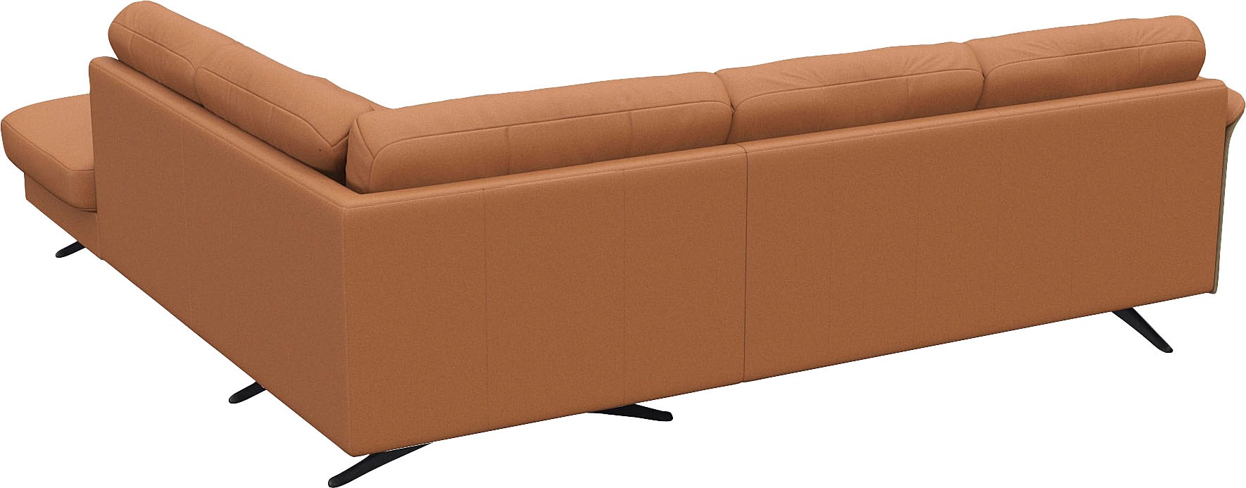 FLEXLUX Ecksofa »Glow, super bequem durch hochwertigem Sitzaufbau mit Federkern, L-Form«, Modernes skandinavisches Design