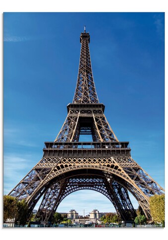 Artland Glasbild »Blick auf den Eiffelturm in Paris«, Gebäude, (1 St.) kaufen