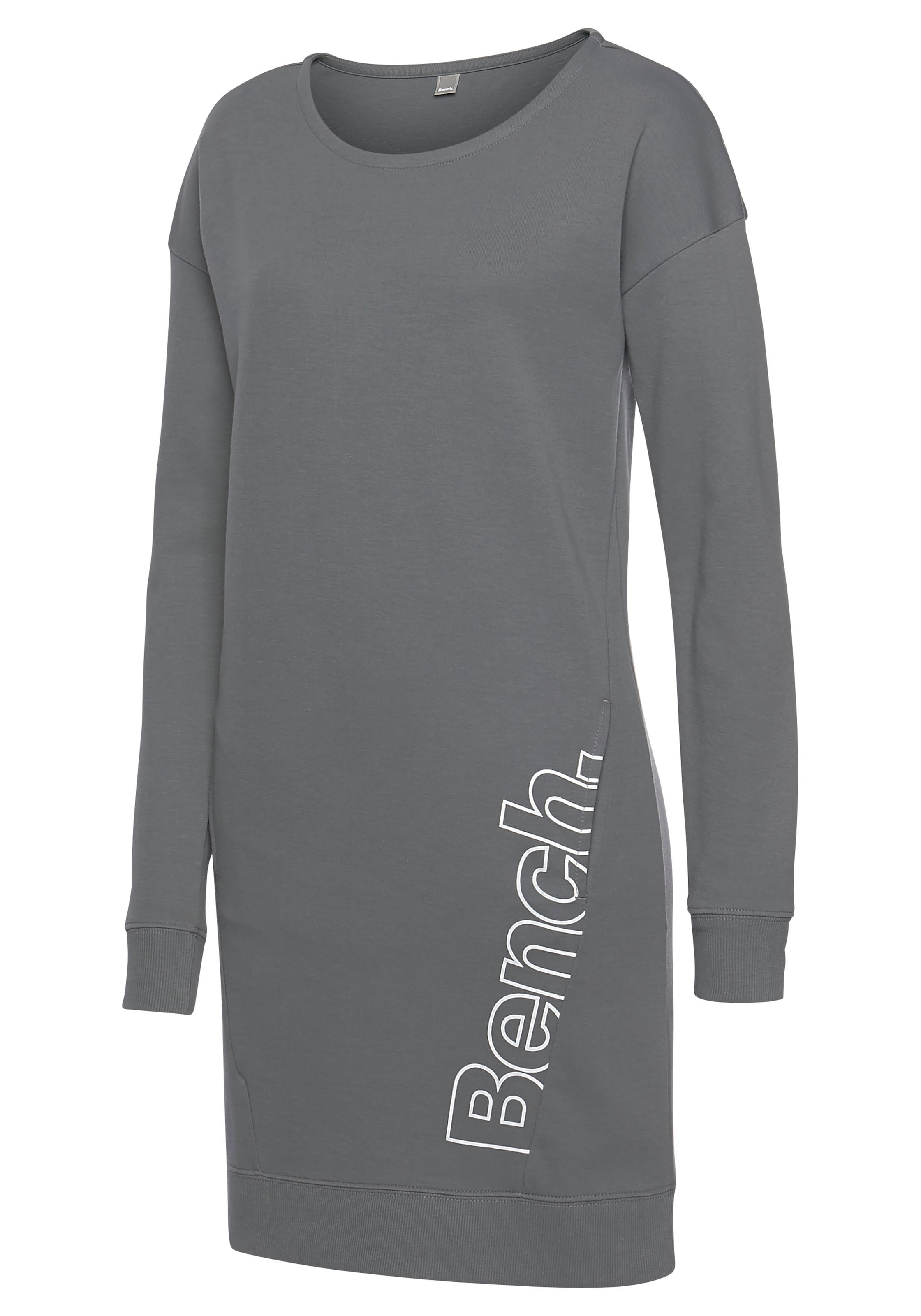 Bench. Loungewear Sweatkleid, mit seitlichem Logoprint