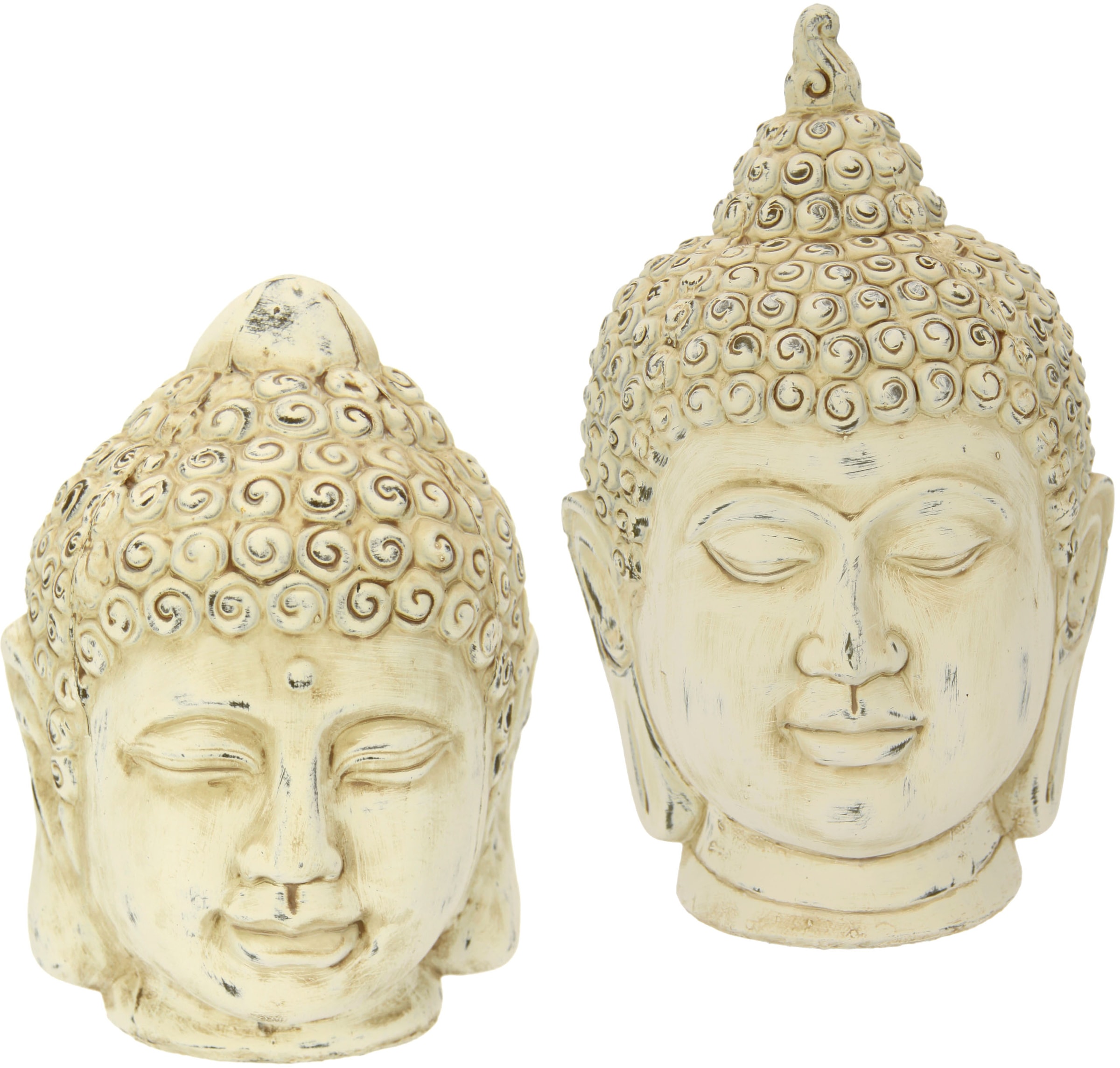 auf Rechnung 2er I.GE.A. »Buddha-Kopf«, Dekofigur kaufen Set