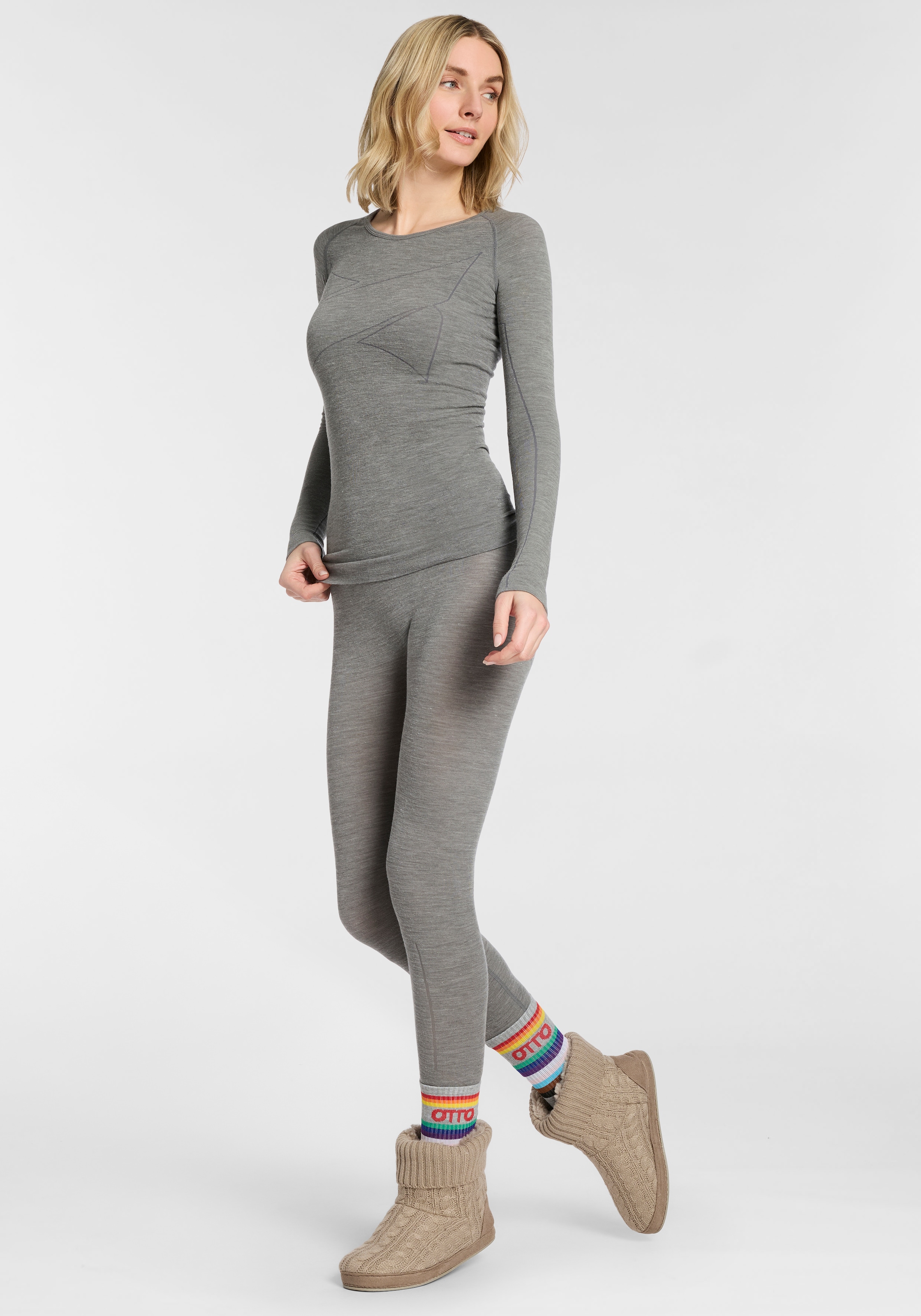 XTREME sockswear Unterhemd »LADIES THERMAL WOOL UNDERSHIRT« langärmelig und kuschelig weich, perfekt für kalte Wintertage
