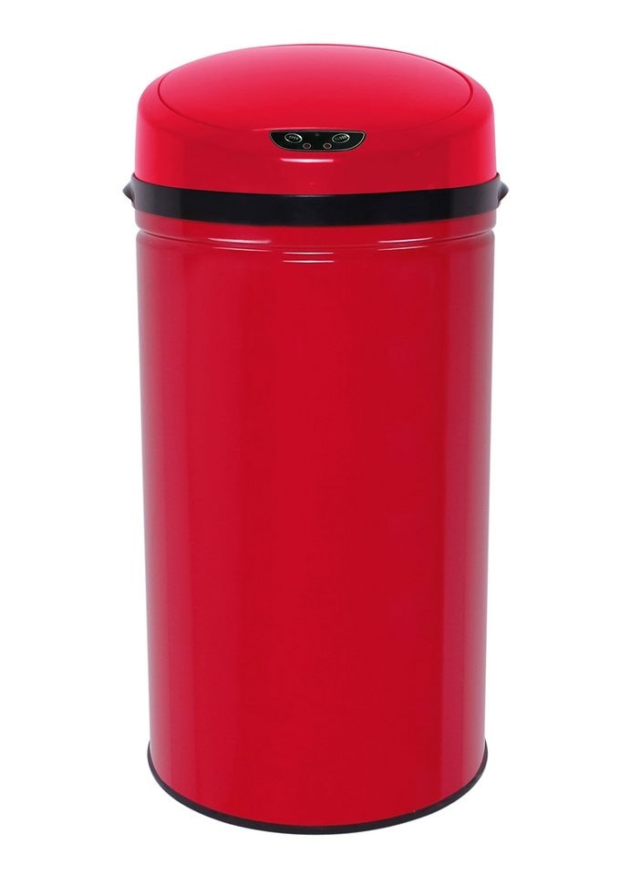 ECHTWERK Mülleimer »INOX RED«, 1 Behälter, Infrarot-Sensor, Korpus