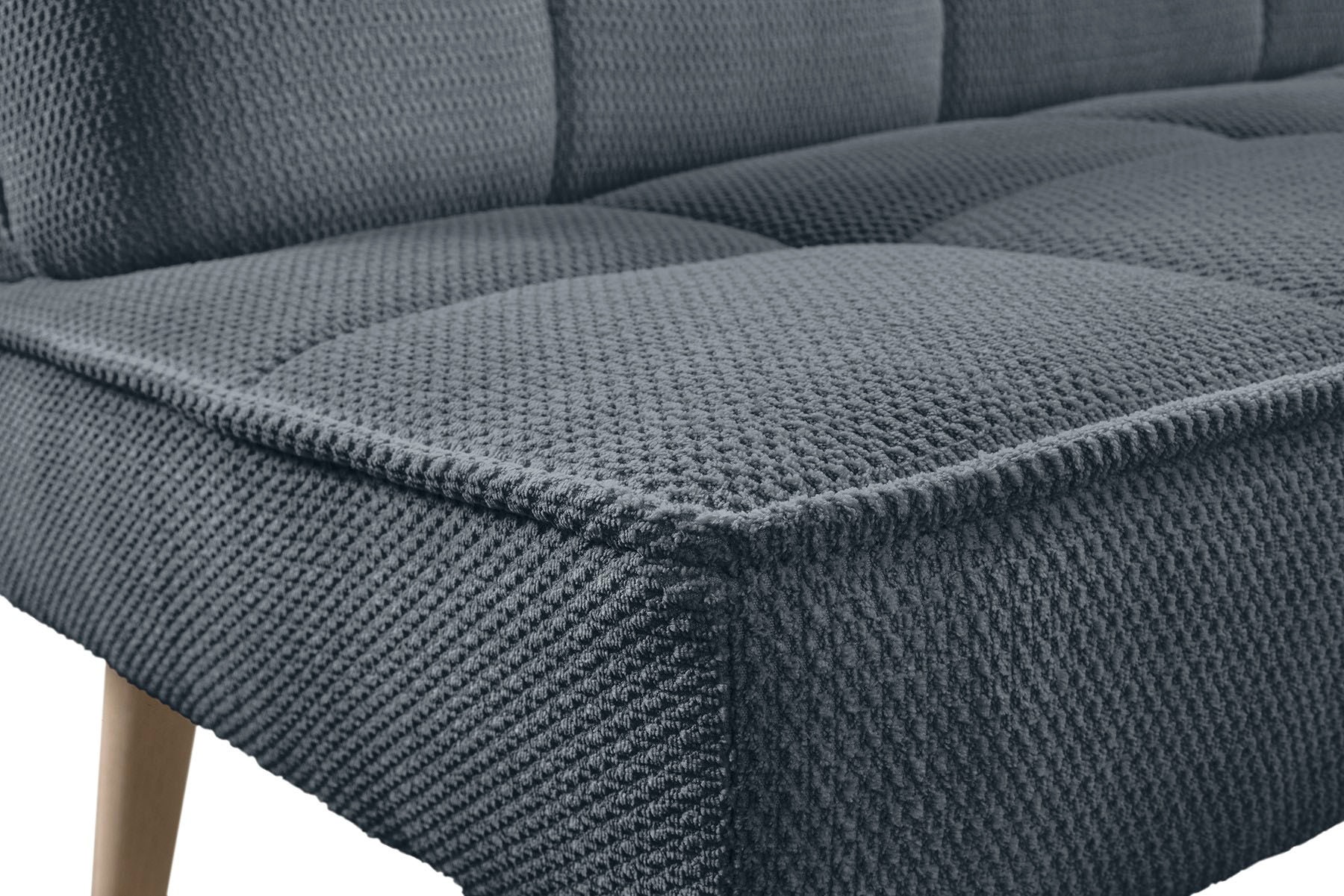 exxpo - sofa fashion Eckbank »Latte« moderne Sitz- und Rückensteppung, bequem und elegant, hoher Holzfuß