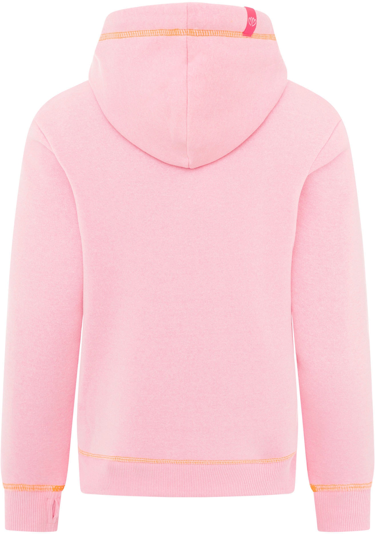 Zwillingsherz Hoodie »"Cat Mom"«, mit aufgesticktem Katzenmotiv und Kontrastnähten
