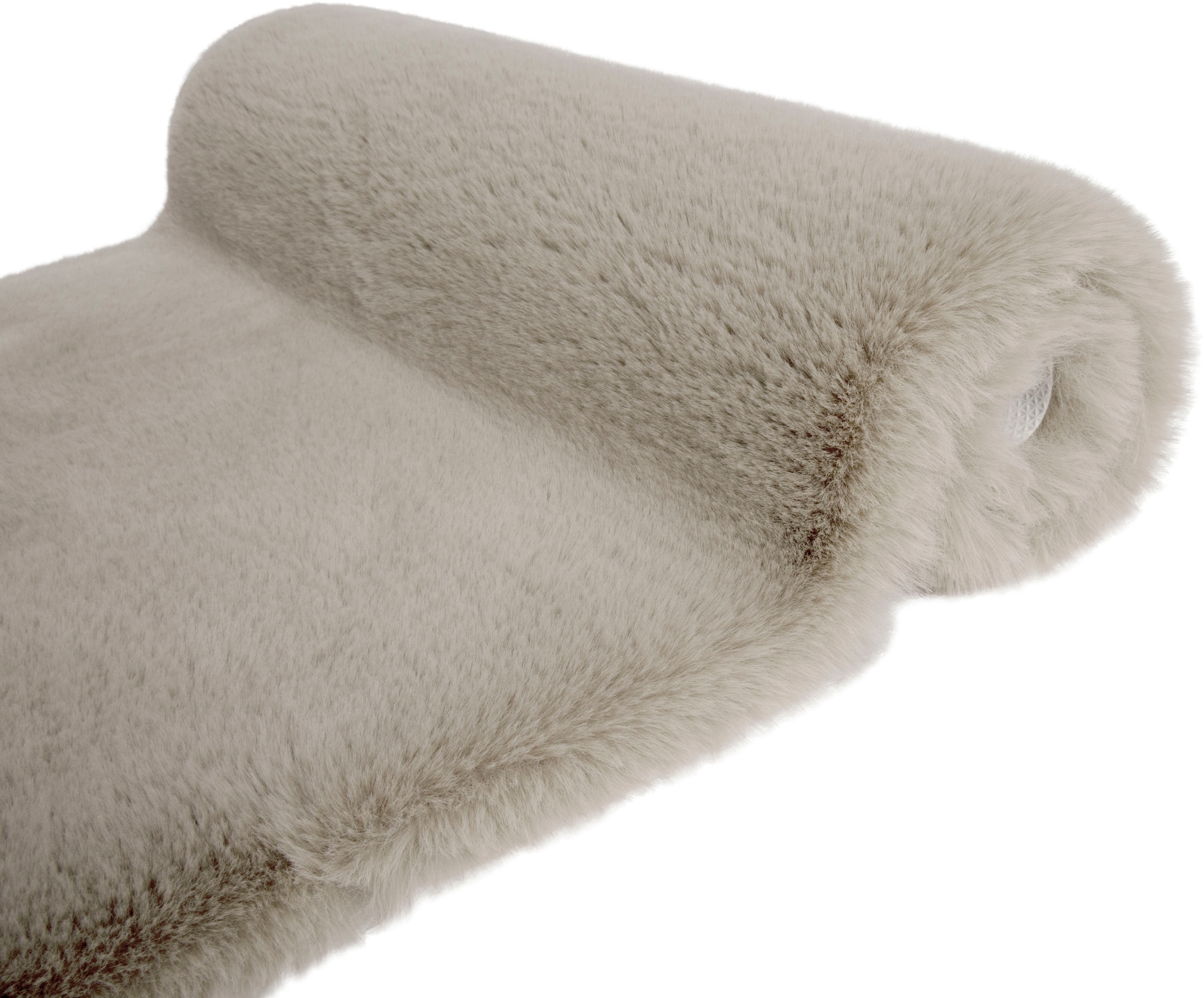 my home Badematte »Rabbit Badematten, Badvorleger, Badezimmer Teppich«, rutschhemmend beschichtet, strapazierfähig-fußbodenheizungsgeeignet-schnell trocknend, Kaninchenfell-Haptik, Badteppich, rechteckig, rund & als 3-tlg. Set