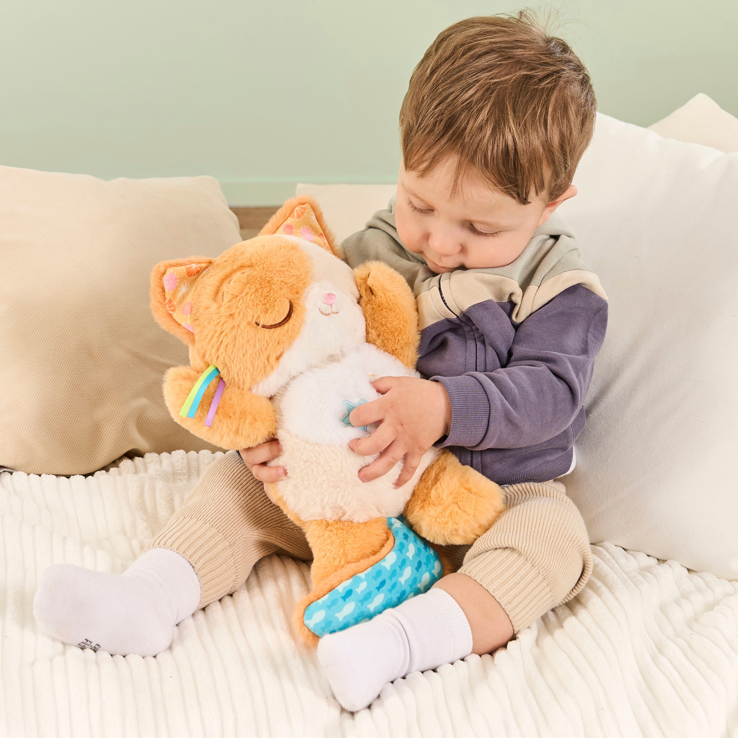 Vtech® Kuscheltier »Vtech Baby, Schlummer-Kätzchen«, mit Licht- und Soundeffekt