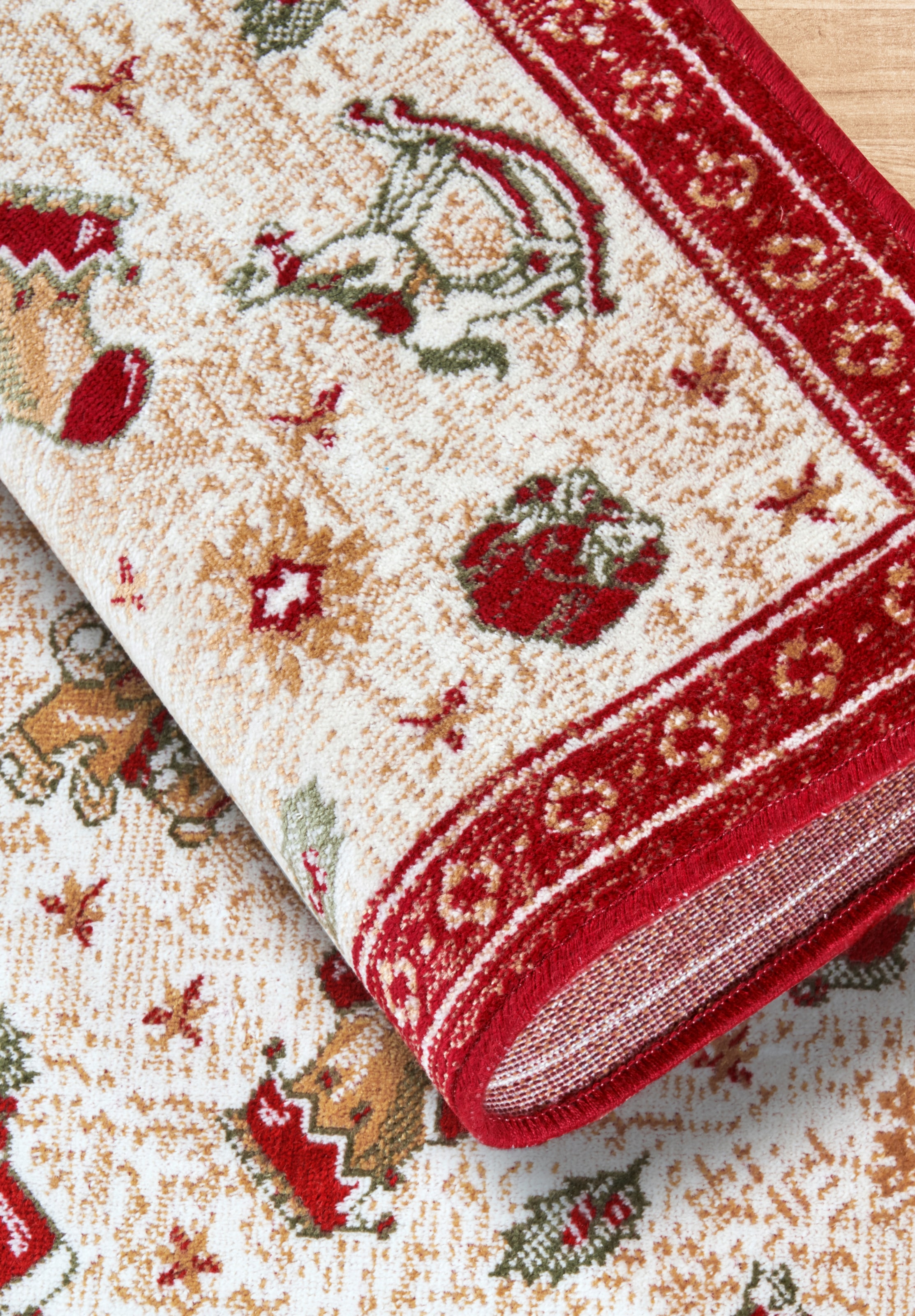 Villeroy & Boch Teppich »Nostalgic Shine Toy's Delight, eckig, rund und Läufer« rechteckig 6 mm Höhe Weihnachten, Wohnzimmer, Flur, Geschenk, Toys Delight, Dekoration