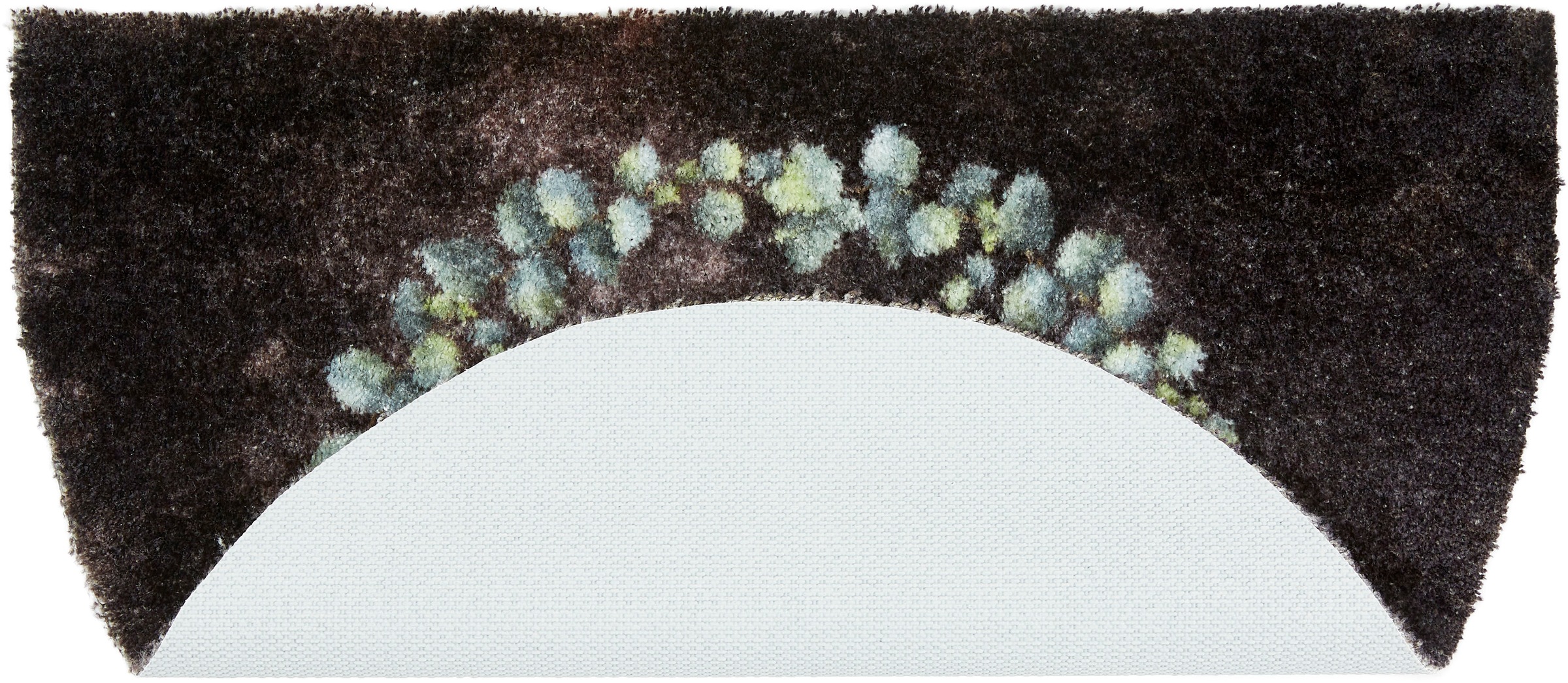 ASTRA Fußmatte »Pure&Soft 015«, halbrund, 7 mm Höhe, Sauberlaufmatte, weiche Oberfläche, waschbar, rutschfest