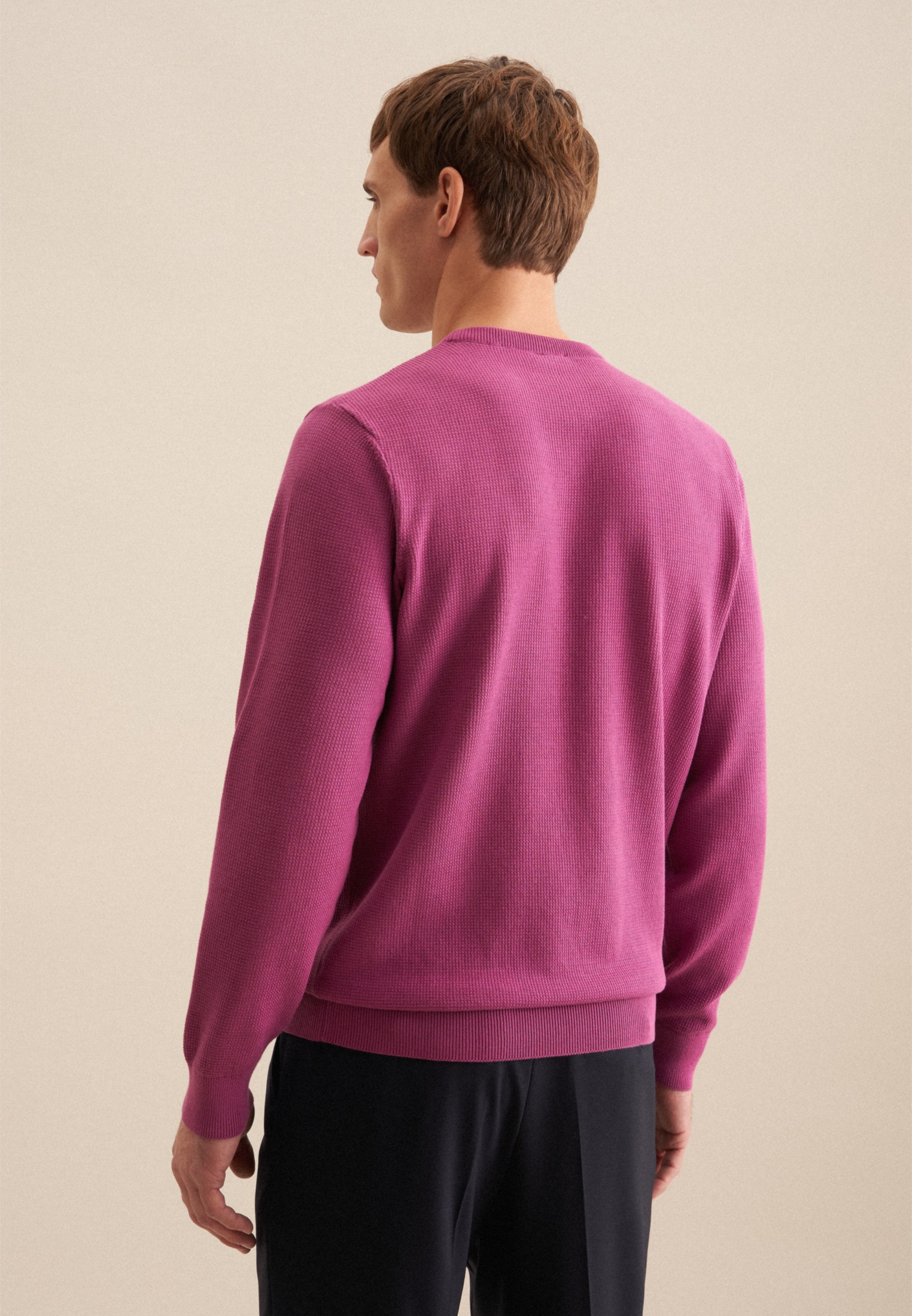 seidensticker Strickpullover »Schwarze Rose« 1/1 Rundhals