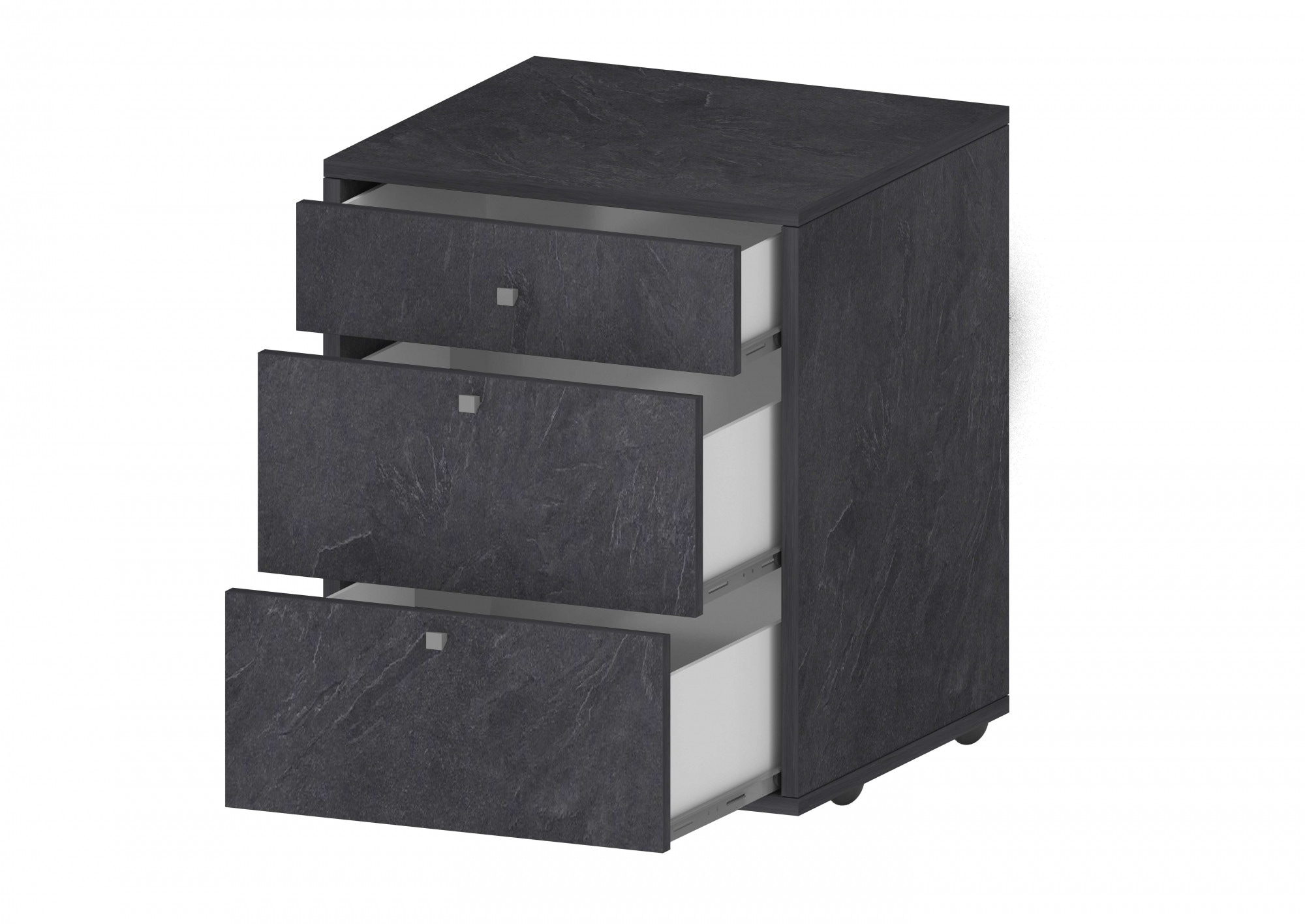 INOSIGN Rollcontainer »ESSE«, (1 St.), mit 3 Schubladen, Schreibtischcontainer, Höhe 61 cm