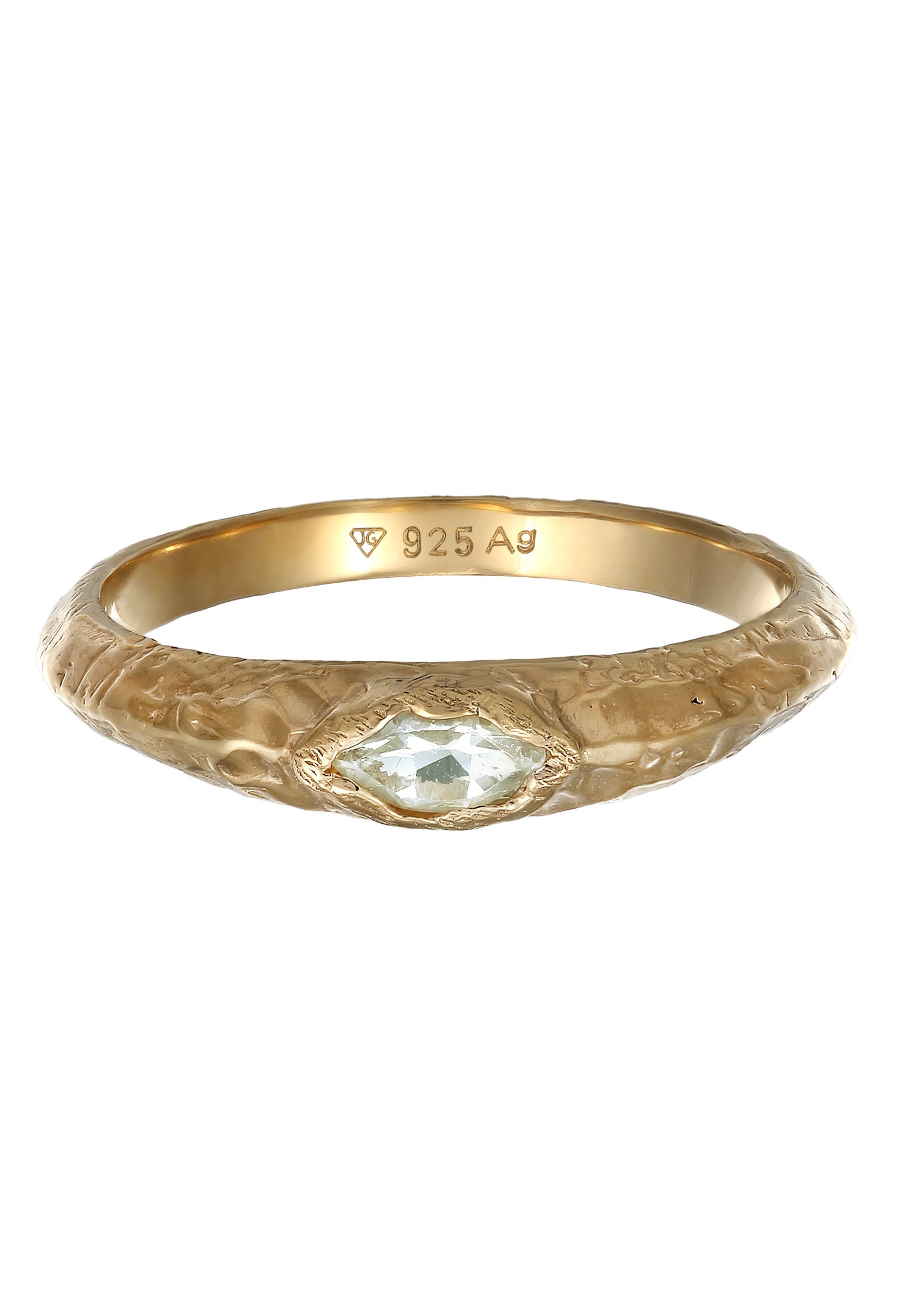 HAZE & GLORY Silberring »Ring Amethyst Hellgrün Handgefertigt 925 Sterling Silber«