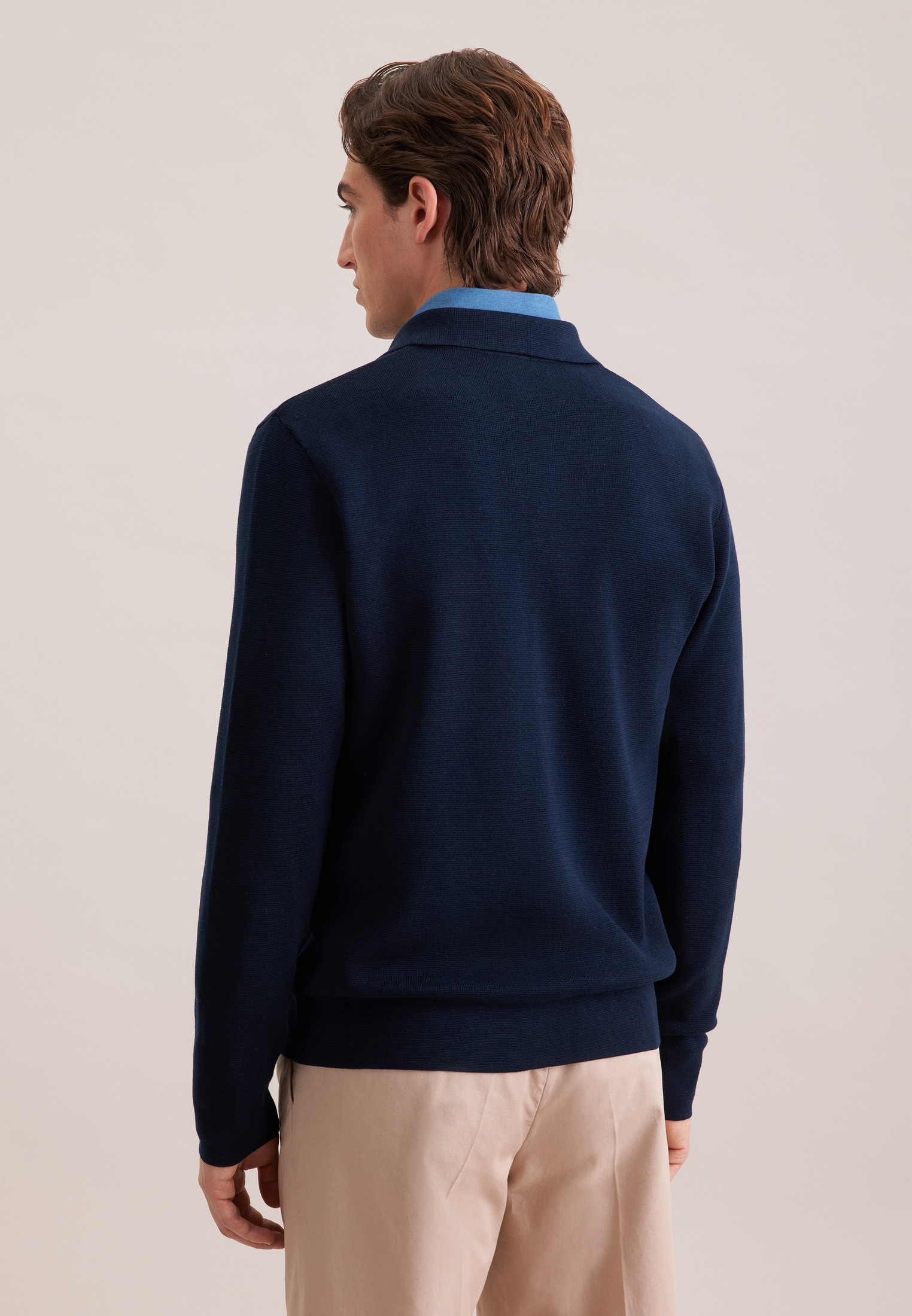 seidensticker Strickjacke »Schwarze Rose« 1/1 Kragen Uni