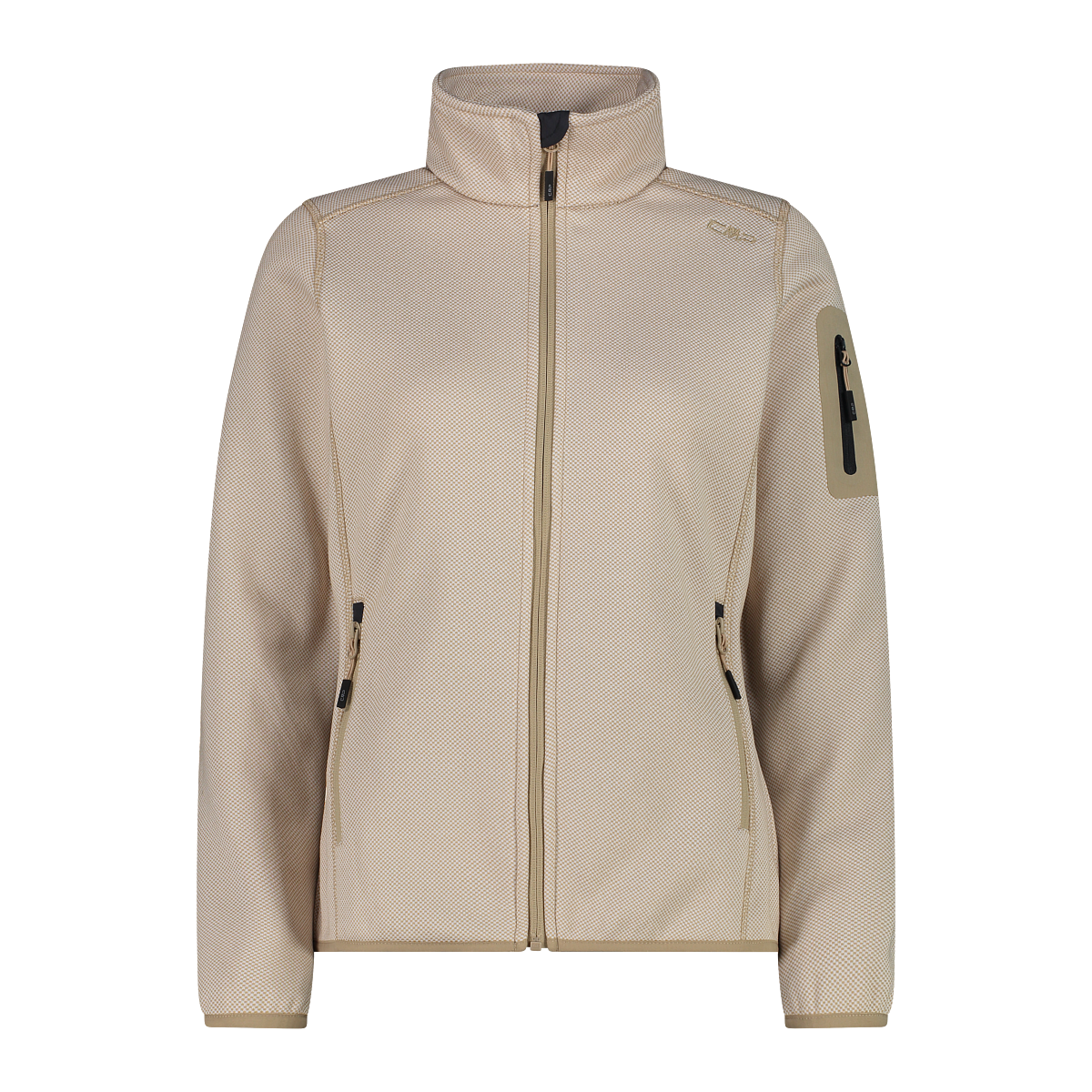 CMP Strickfleecejacke, (1 St.), Wärmeisolierend & Schnell trocknend & Atmungsaktiv