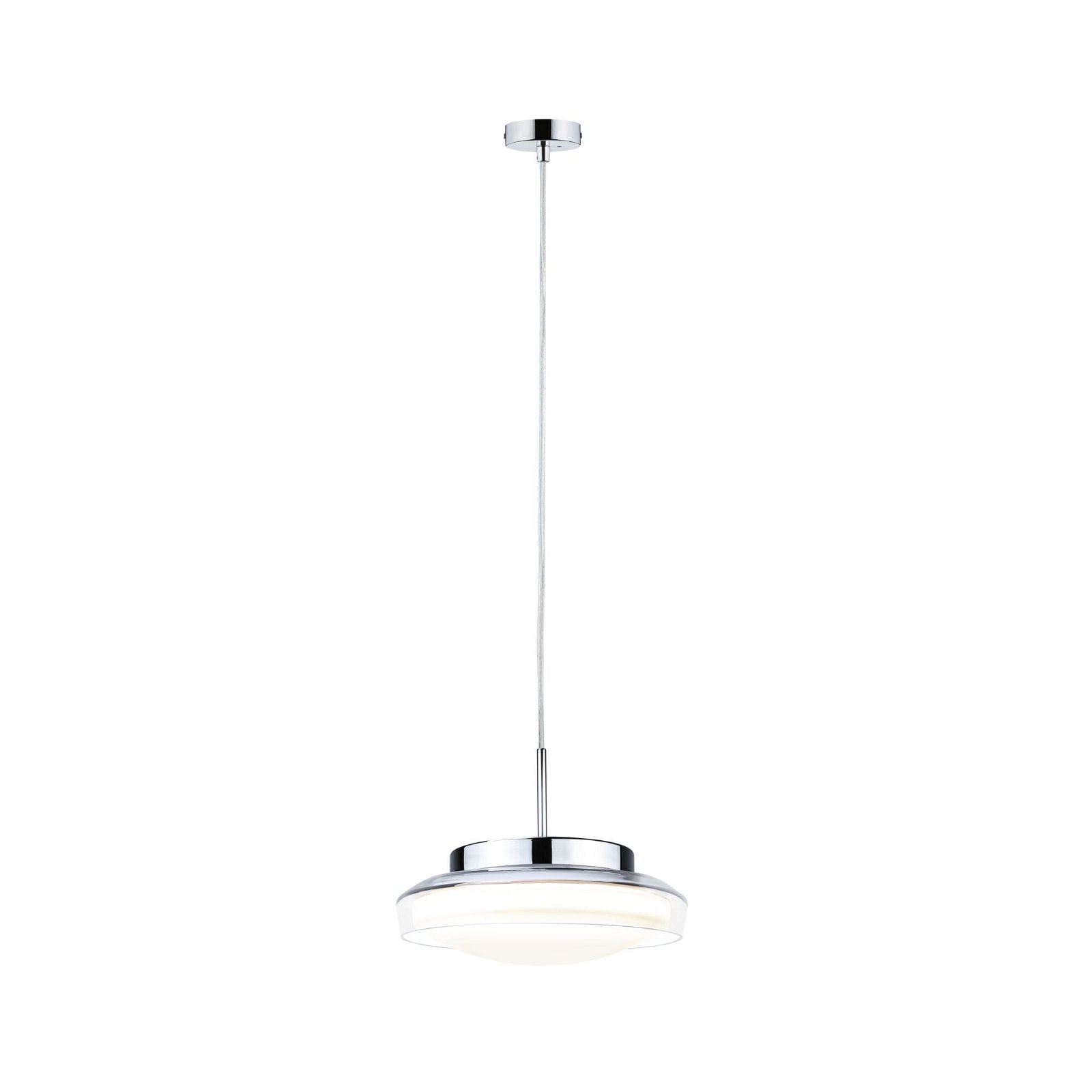 LED Pendelleuchte »Selection Bathroom Luena IP44 11,5W 3000K Chrom 230V Glas/Metall«,...