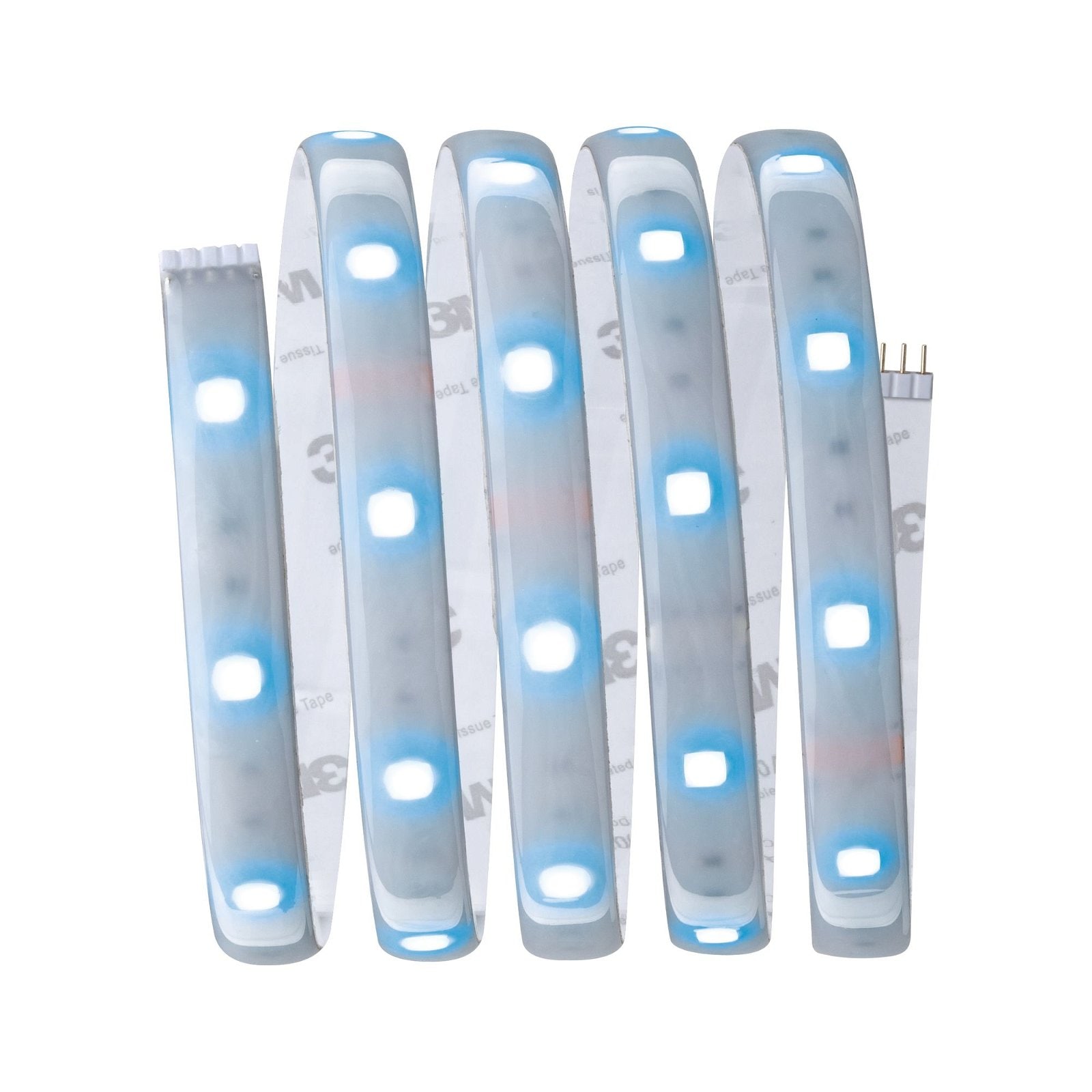 Paulmann LED-Streifen »MaxLED 250 Basisset 1,5m 10W 230/24V 24VA Silber Kunststoff«, 1 St.-flammig, RGBW IP44 Cover 3000K
