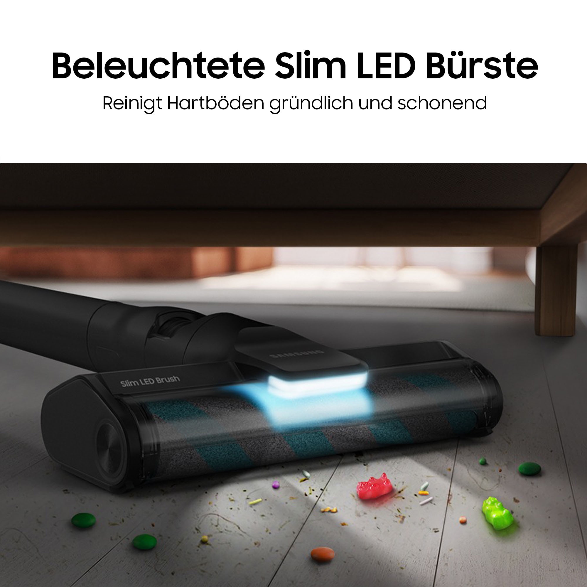 Samsung Akku-Handstaubsauger »VS70H25XHT/WD, Jet 85S Wet&Clean« beutellos, 770 W, beutellos, Ersatzakku separat erhältlich