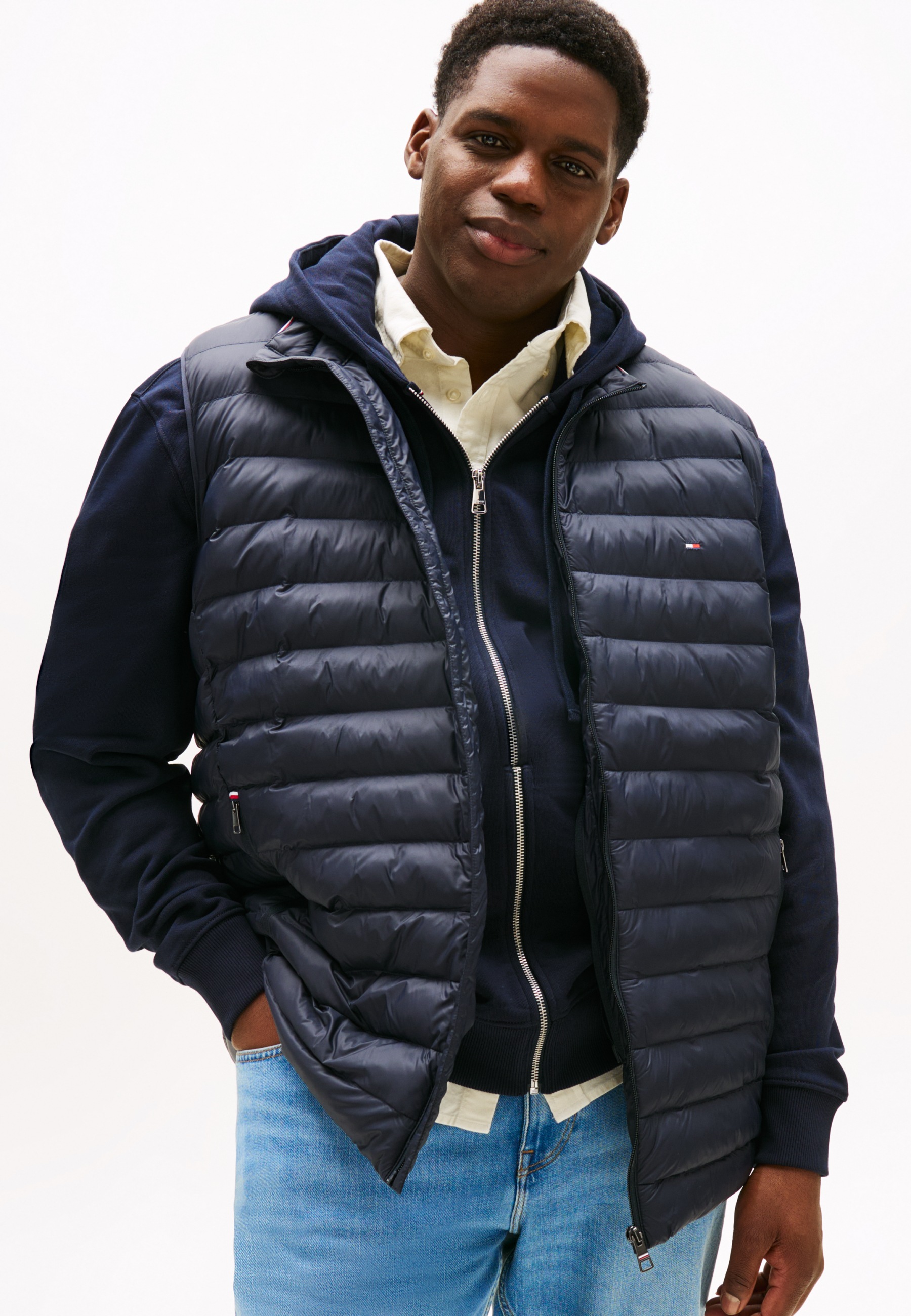 Tommy Hilfiger Big & Tall Steppweste »BT-CORE PACKABLE RECYCLED VEST-B«, Große Größen