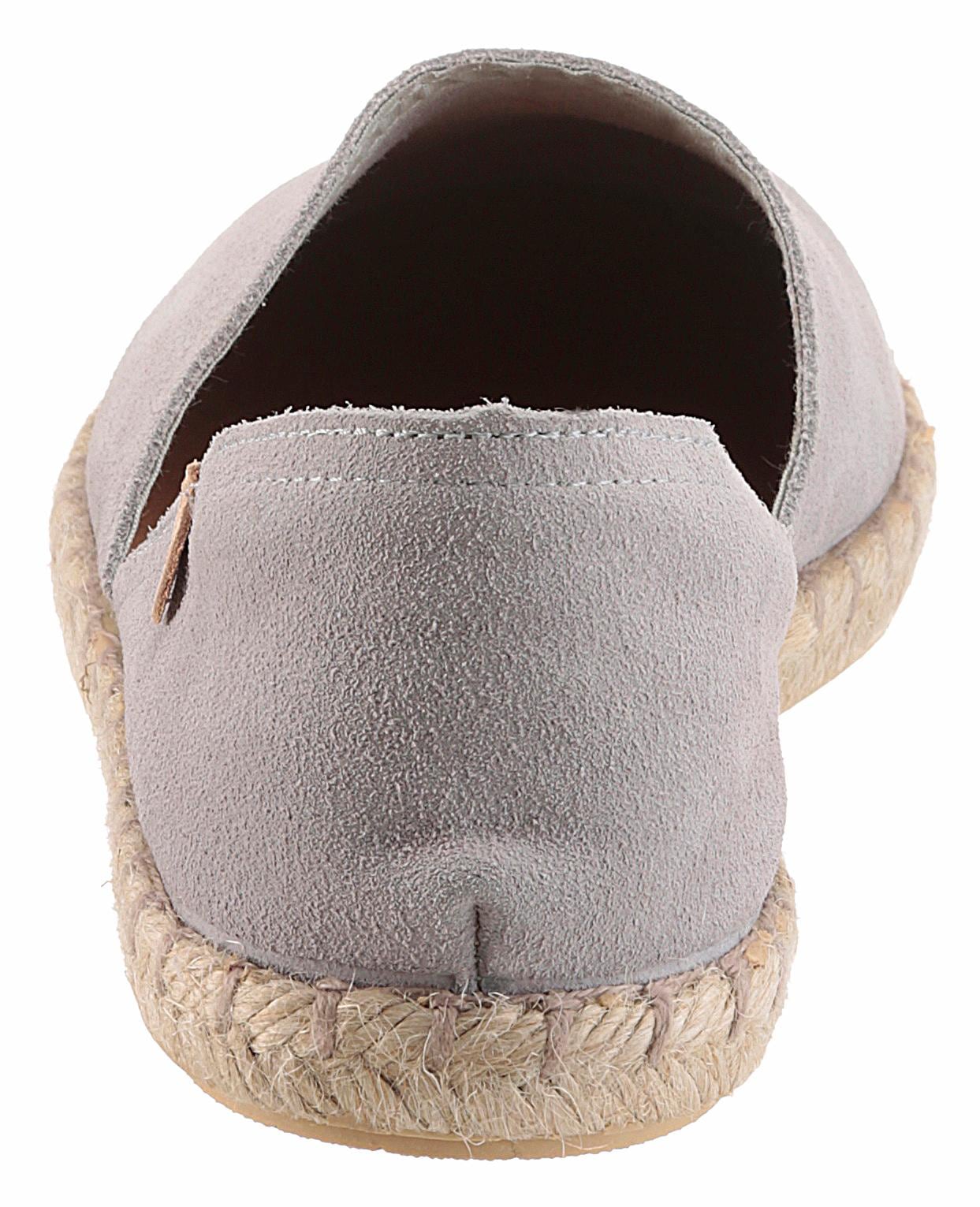 VERBENAS Espadrille, Schlupfschuh, Sommerschuh, Loafer mit typischem Jute-Rahmen